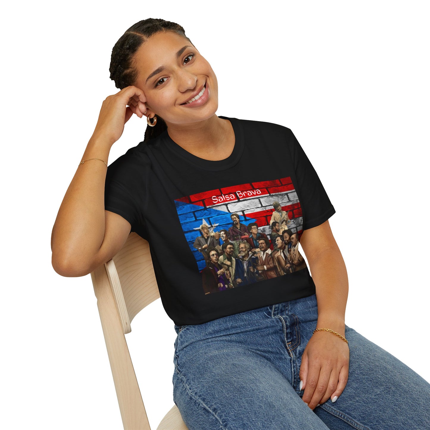 Salsa Brava Unisex T-Shirt, Fun Graphic Tee, Music Lovers Gift, Casual Wear, Party Shirt, Cultural Celebration Fashion