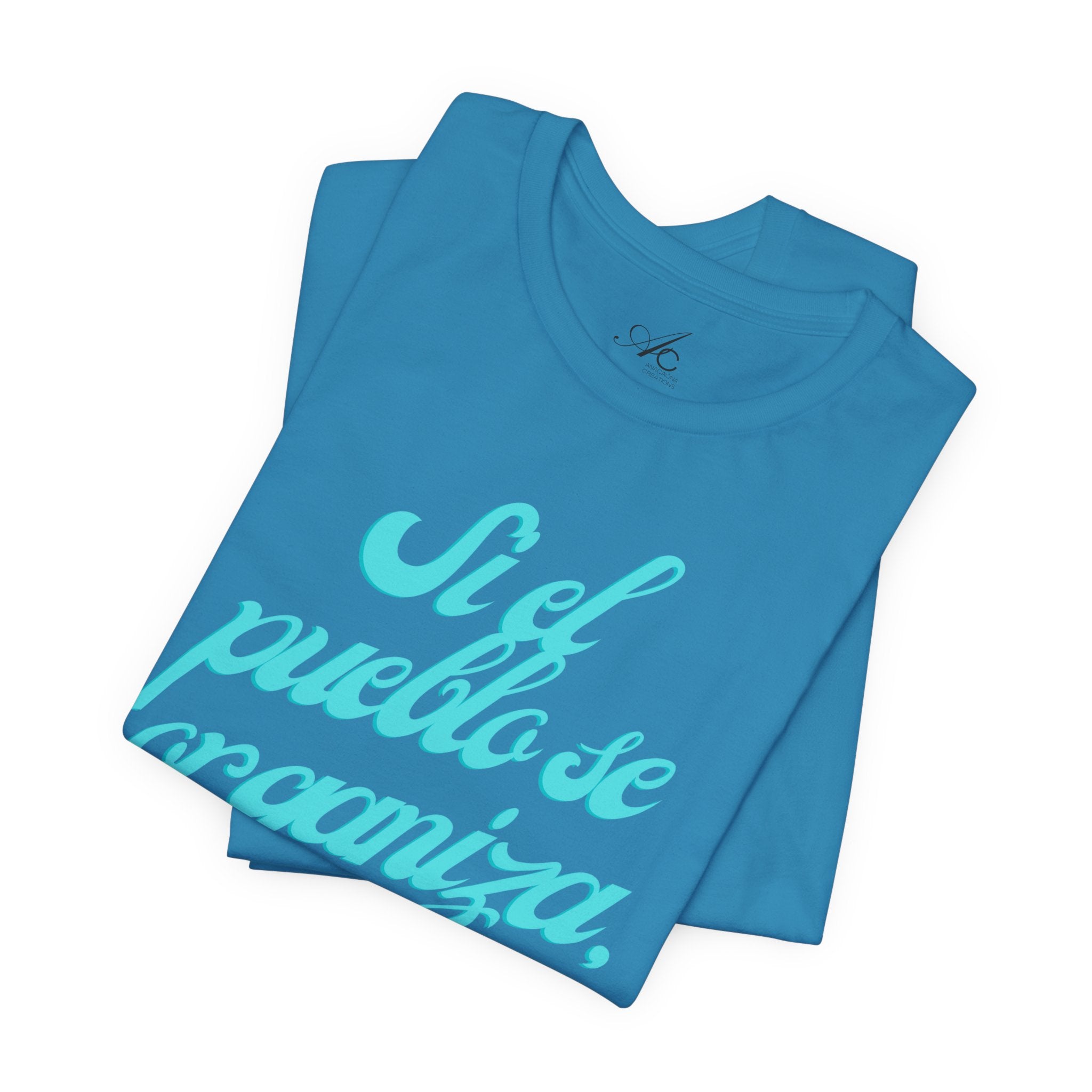 Spanish Script Tee  “Si el pueblo se organiza” Graphic T-Shirt