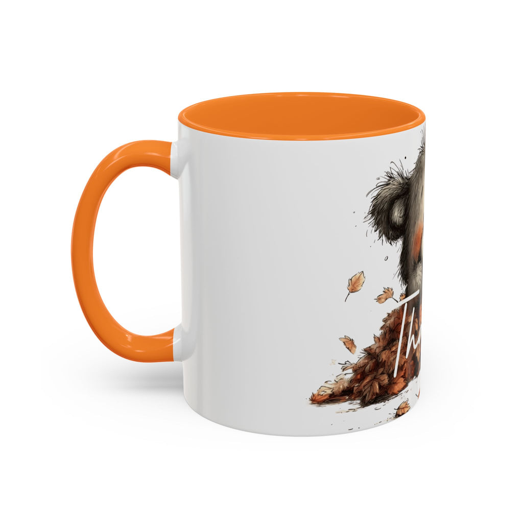 Thankful Bear Autumn Mug — Cute Fall Coffee Cup (11oz, 15oz)