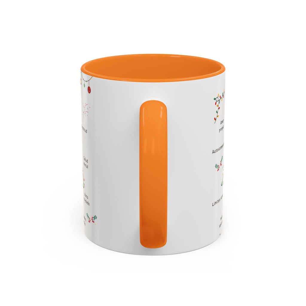 Mug — 'Adorna Tu Vida' Christmas Tree Spanish Holiday Coffee Mug (11oz/15oz)
