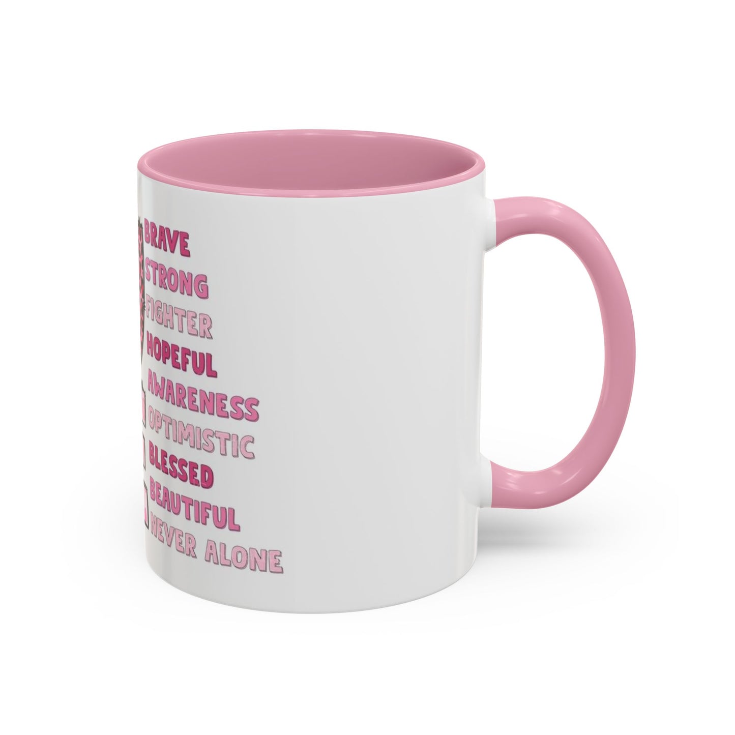 Cancer Hope Collection Empowering Inspirational Mug for Breast Cancer Awareness