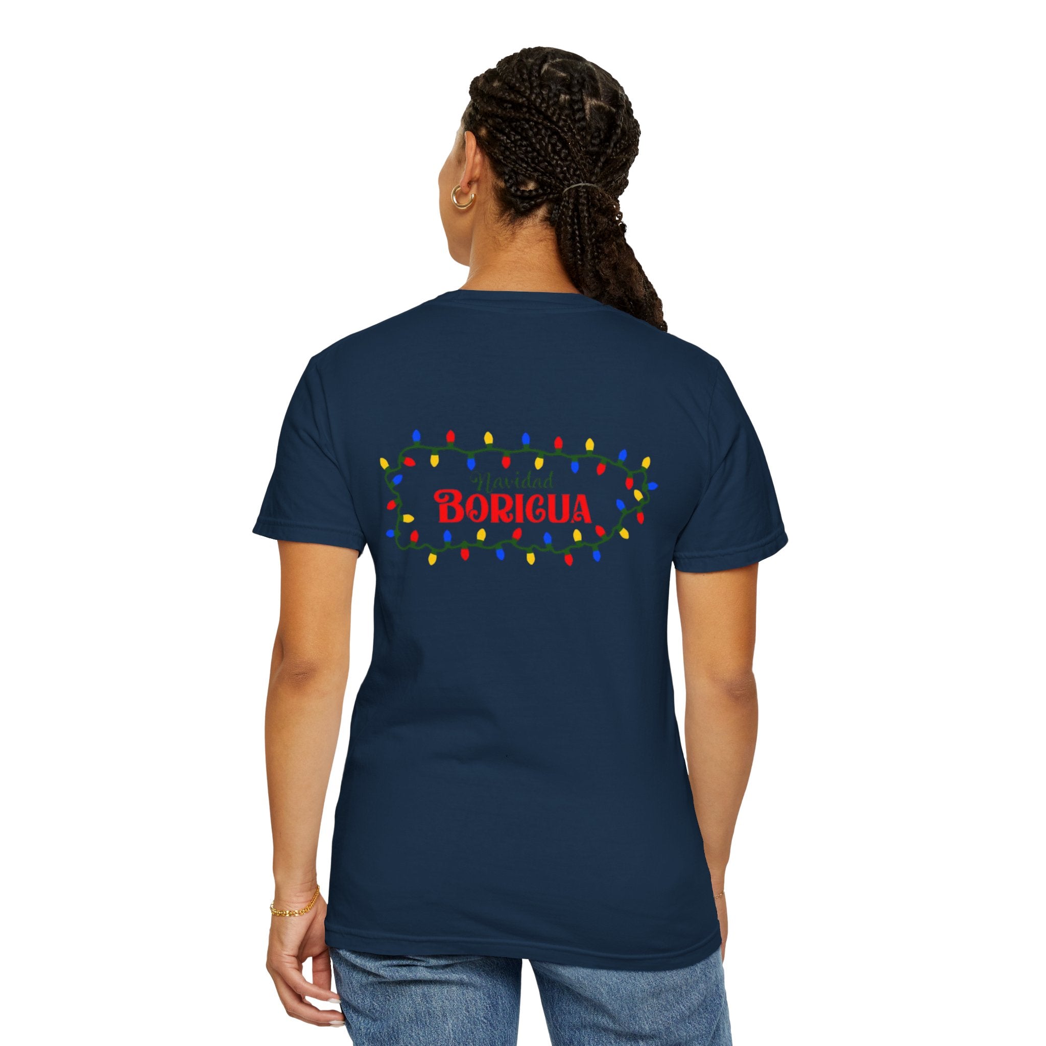 Medalla Light Beer T-Shirt  Navidad Boricua Holiday Tee Puerto Rico’s Navidades