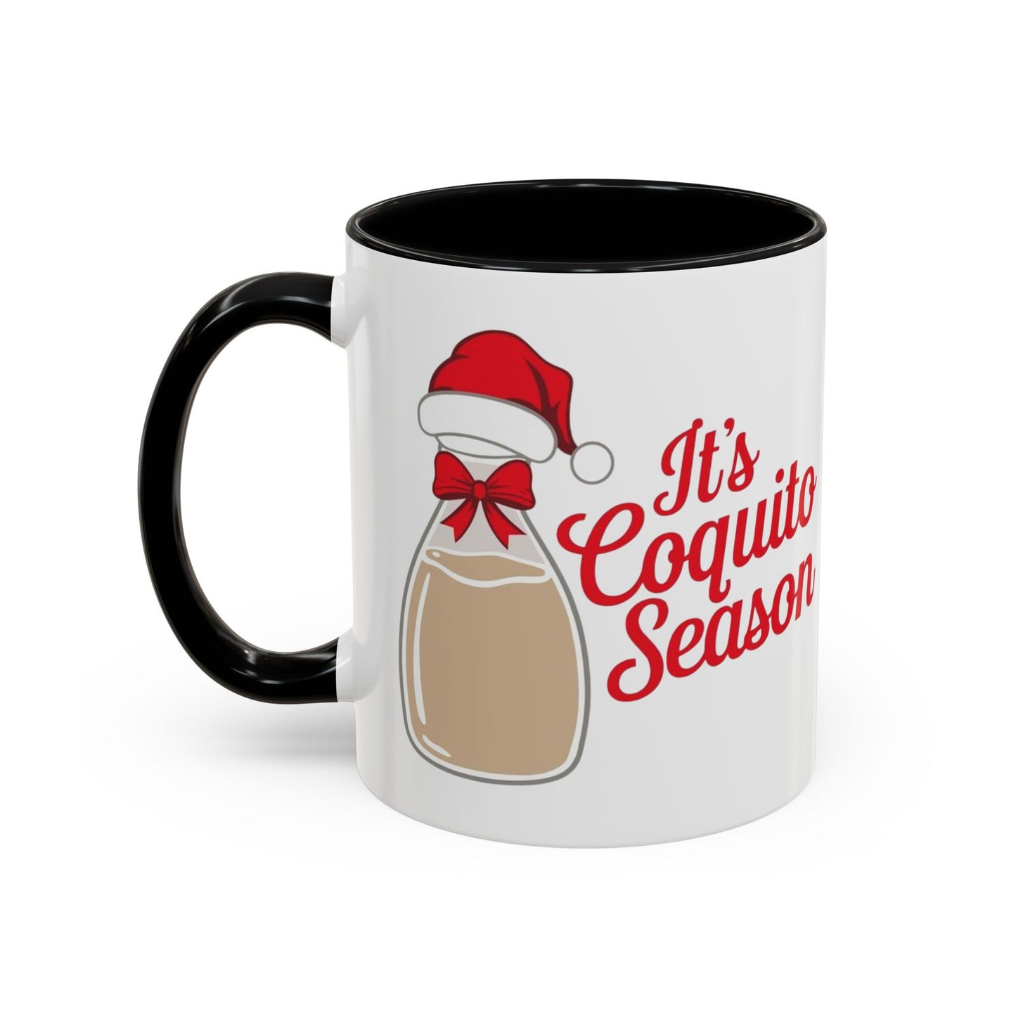 Herencia de Puerto Rico Mug Coquito Season Accent Mug Festive Holiday Coffee Cup