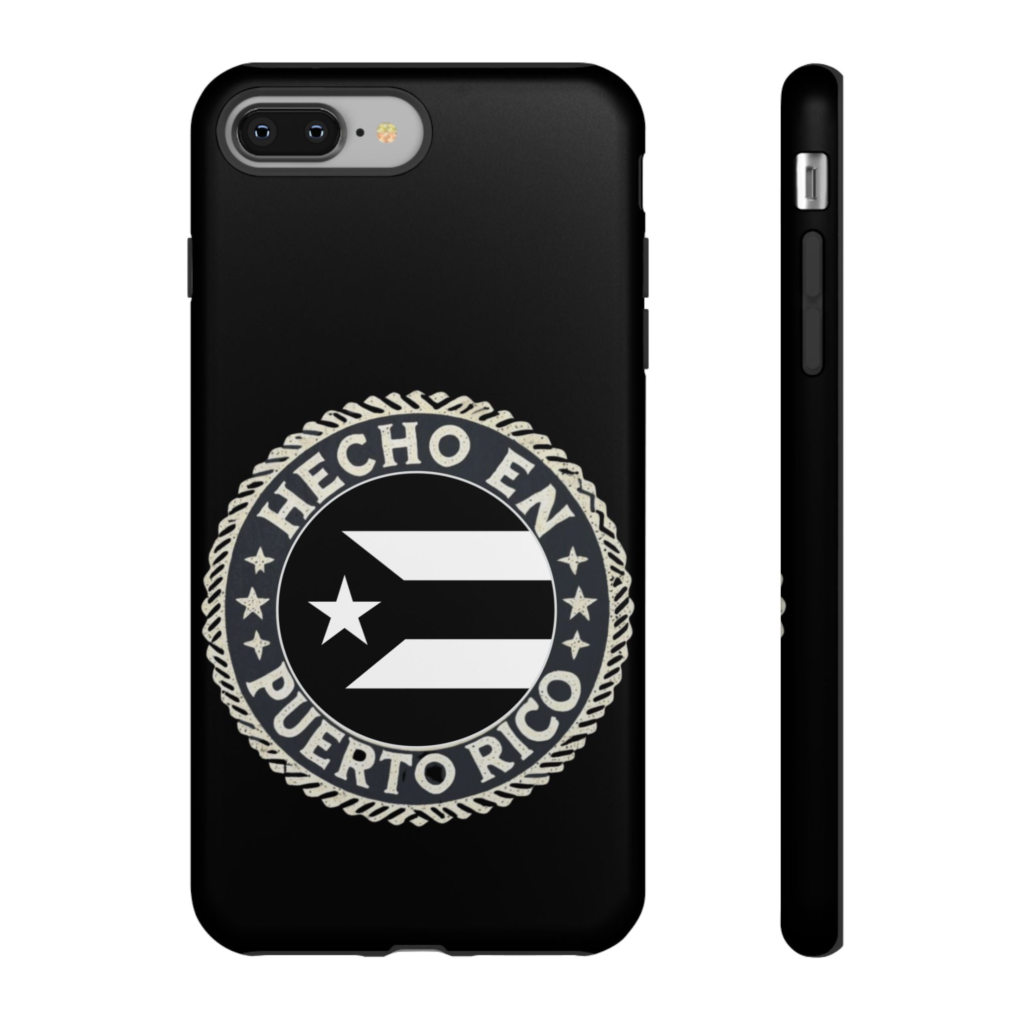 Hecho en Puerto Rico Phone Case  Puerto Rican Flag Emblem Tough Protective Cover