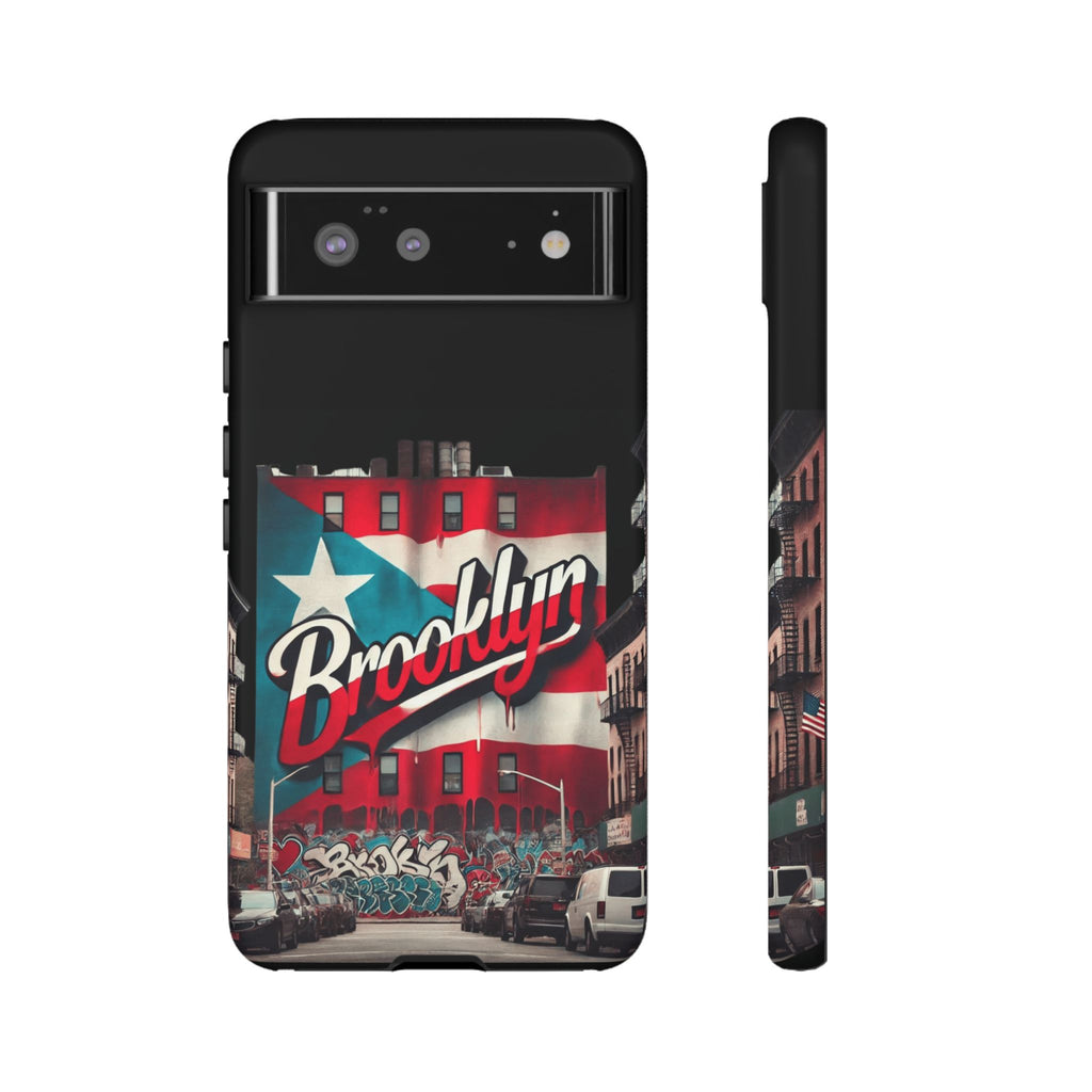 Brooklyn Street Art Phone Case  Urban Graffiti Protective Cover