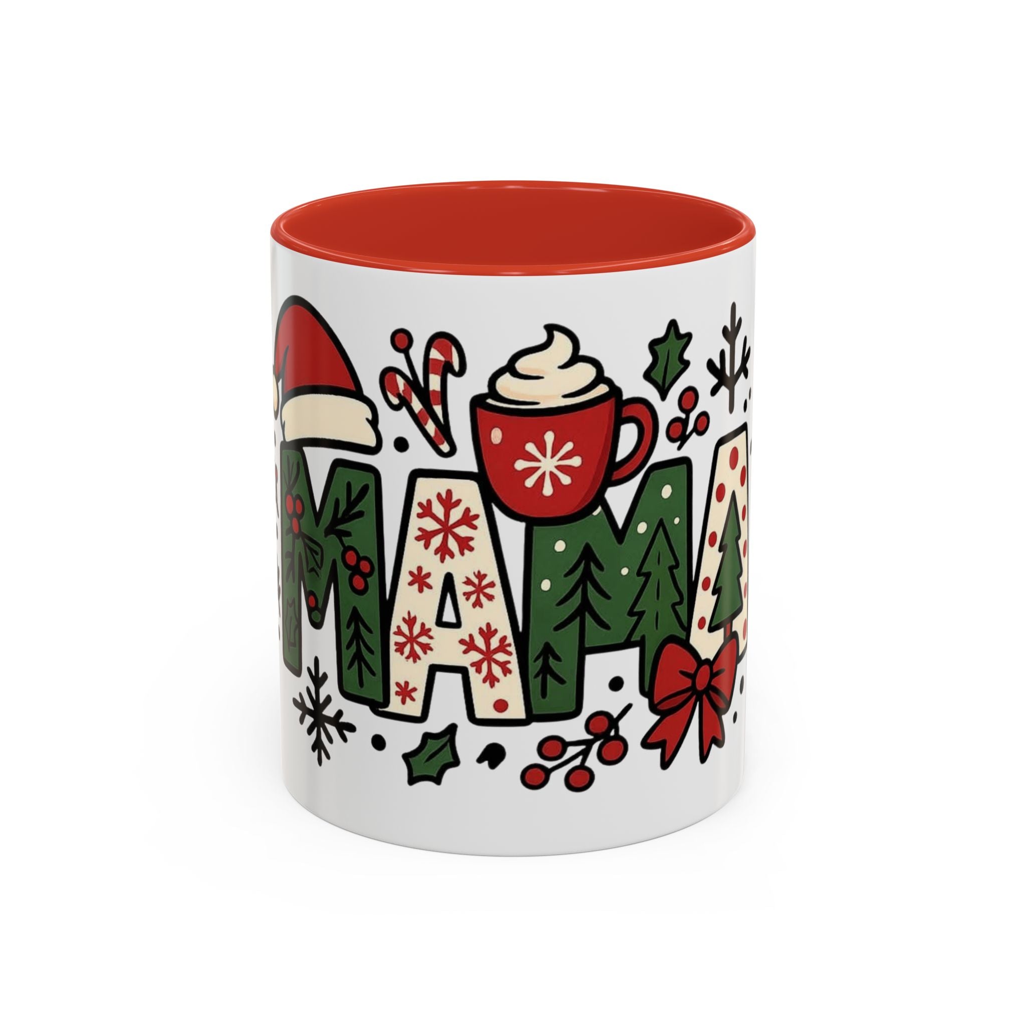 Mama Christmas Coffee Mug  Holiday Accent Mug (11/15oz) Christmas Mugs Collection!