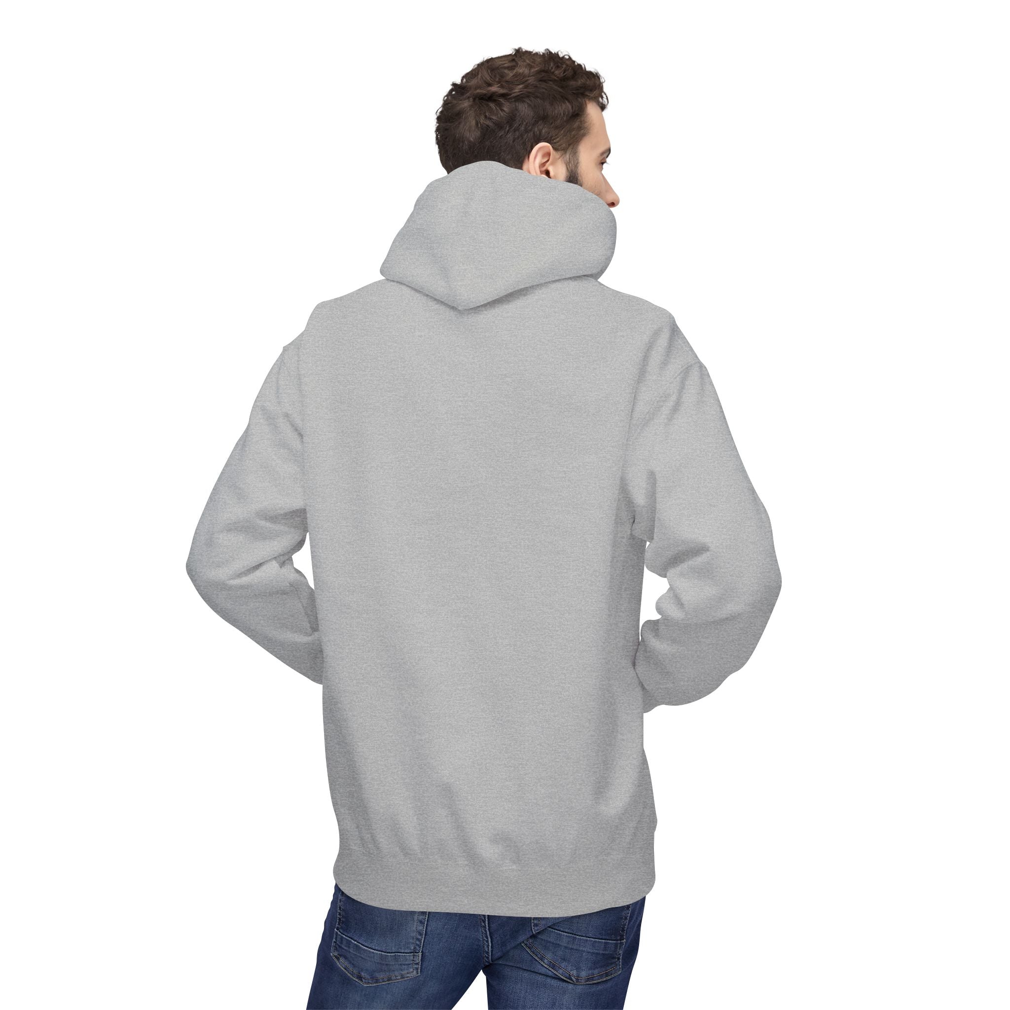 White Hoodie - "Caminas a pa'la desporta" Minimal Script Pullover