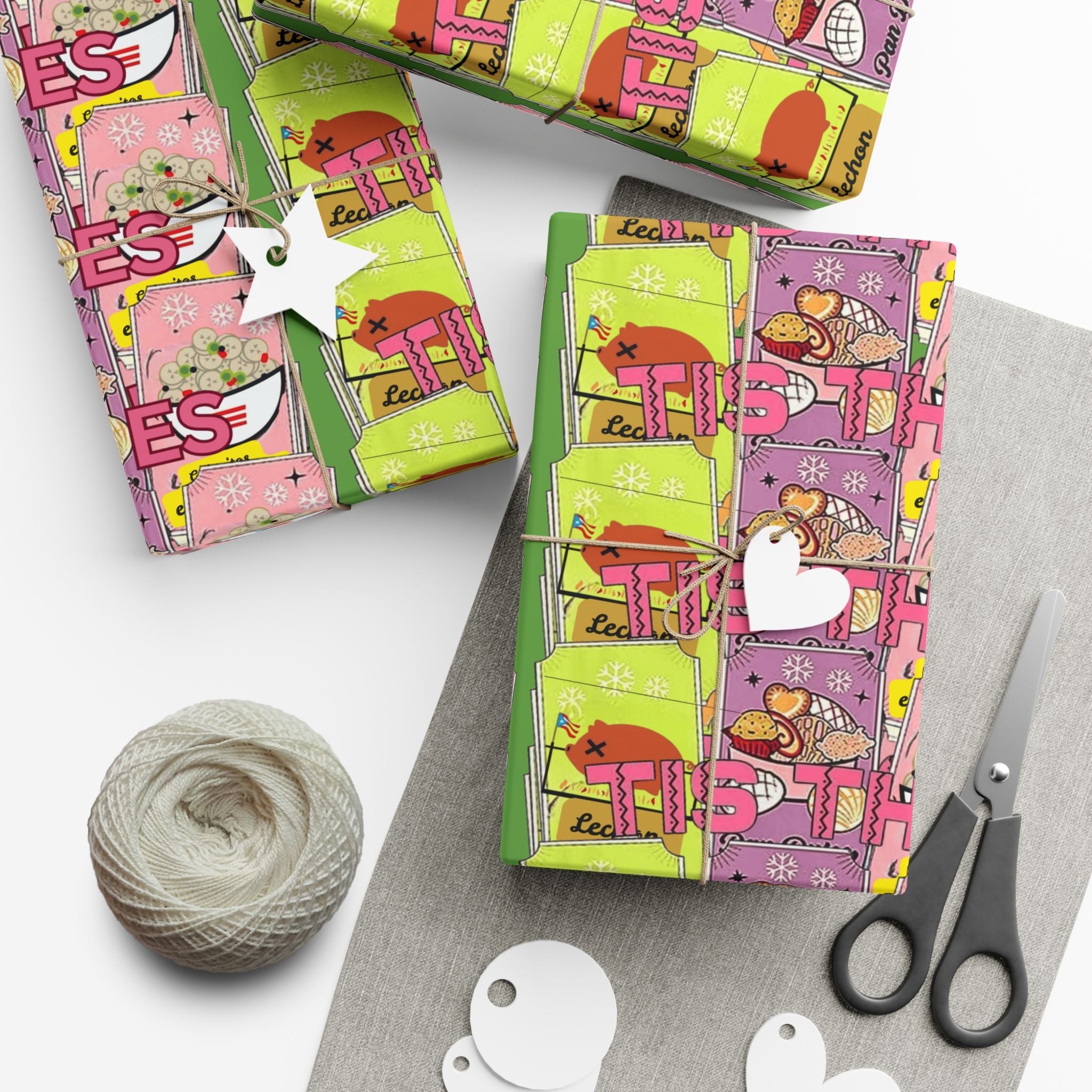 Puerto Rico Wrapping Paper – Cultural Gift Wrap | Boricua Heritage Design | Holiday & Celebration Gift Packaging