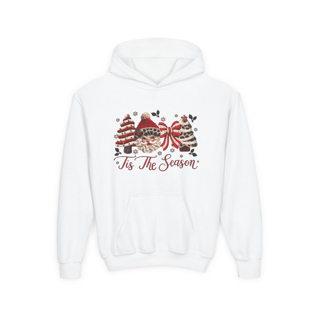 Youth Hoodie  Grinch Christmas Scene with 'Maybe Christmas' Quote
