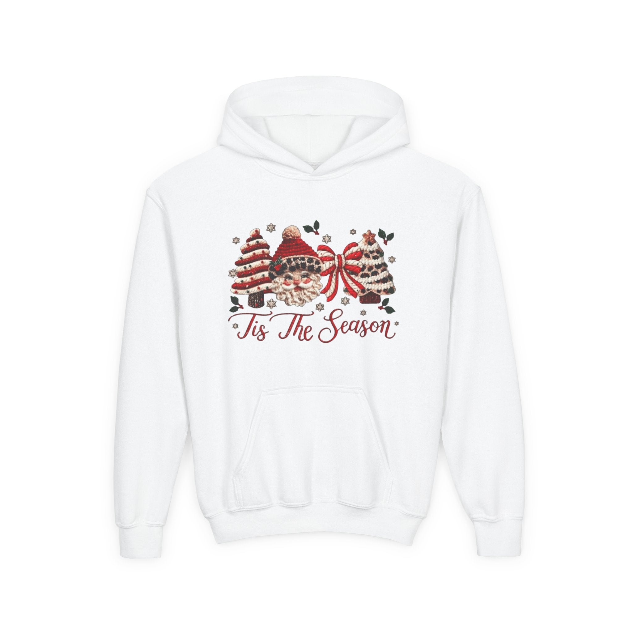 Youth Hoodie  Grinch Christmas Scene with 'Maybe Christmas' Quote
