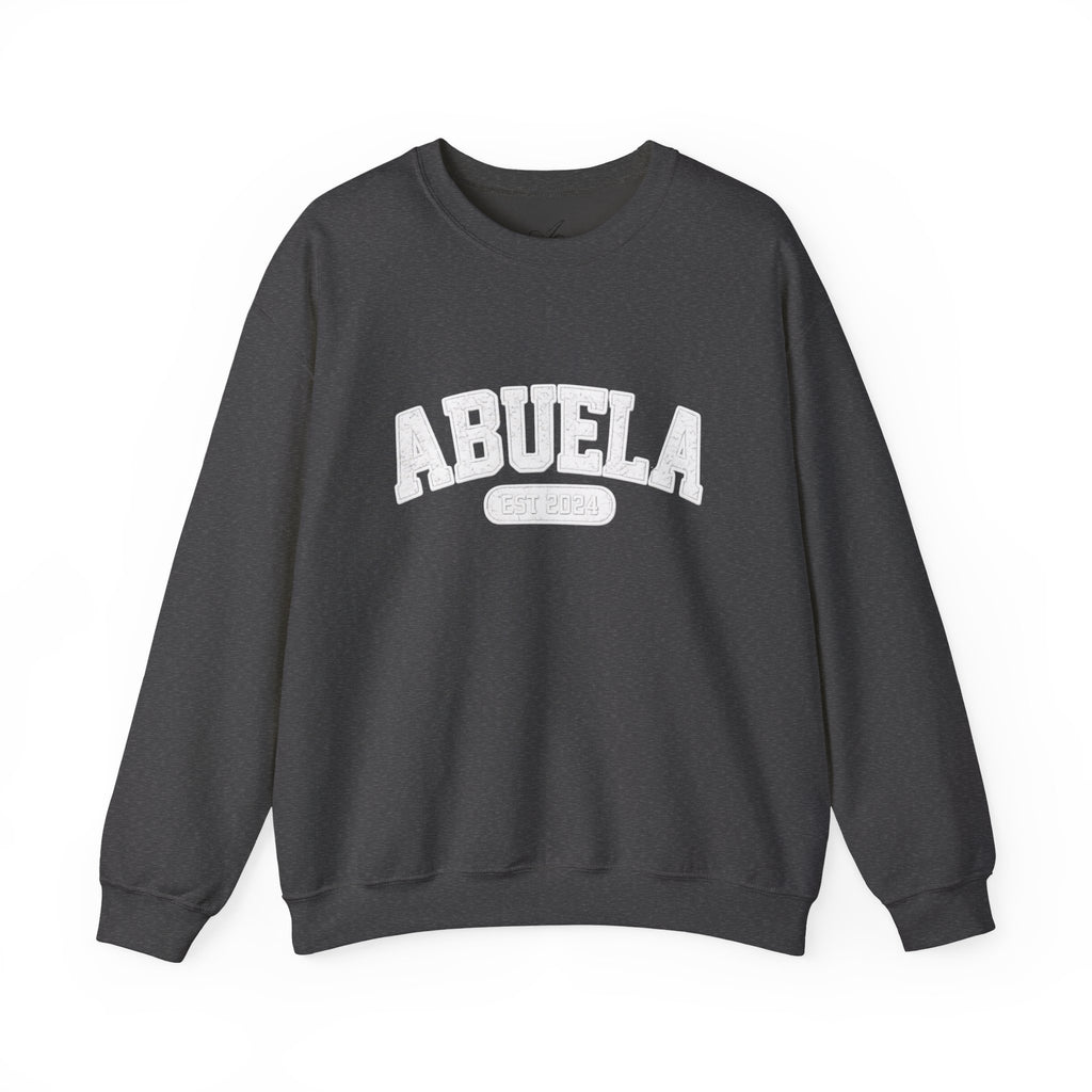 Abuela Varsity Crewneck Sweatshirt Cozy Grandma Gift Minimal Everyday Family Love Apparel