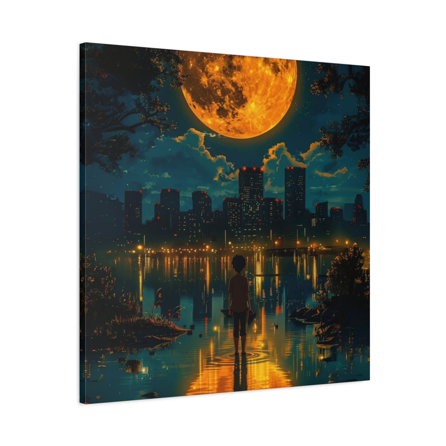 Because words have the power to move you let them live on your wall, Unique Nightscape Decoration, Perfect for Any Occasion