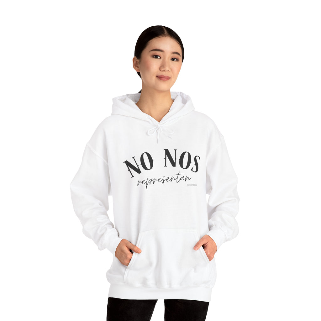 Puerto Rican Pride Hoodie  “No Nos representan” Front & Puñeta Flag Back