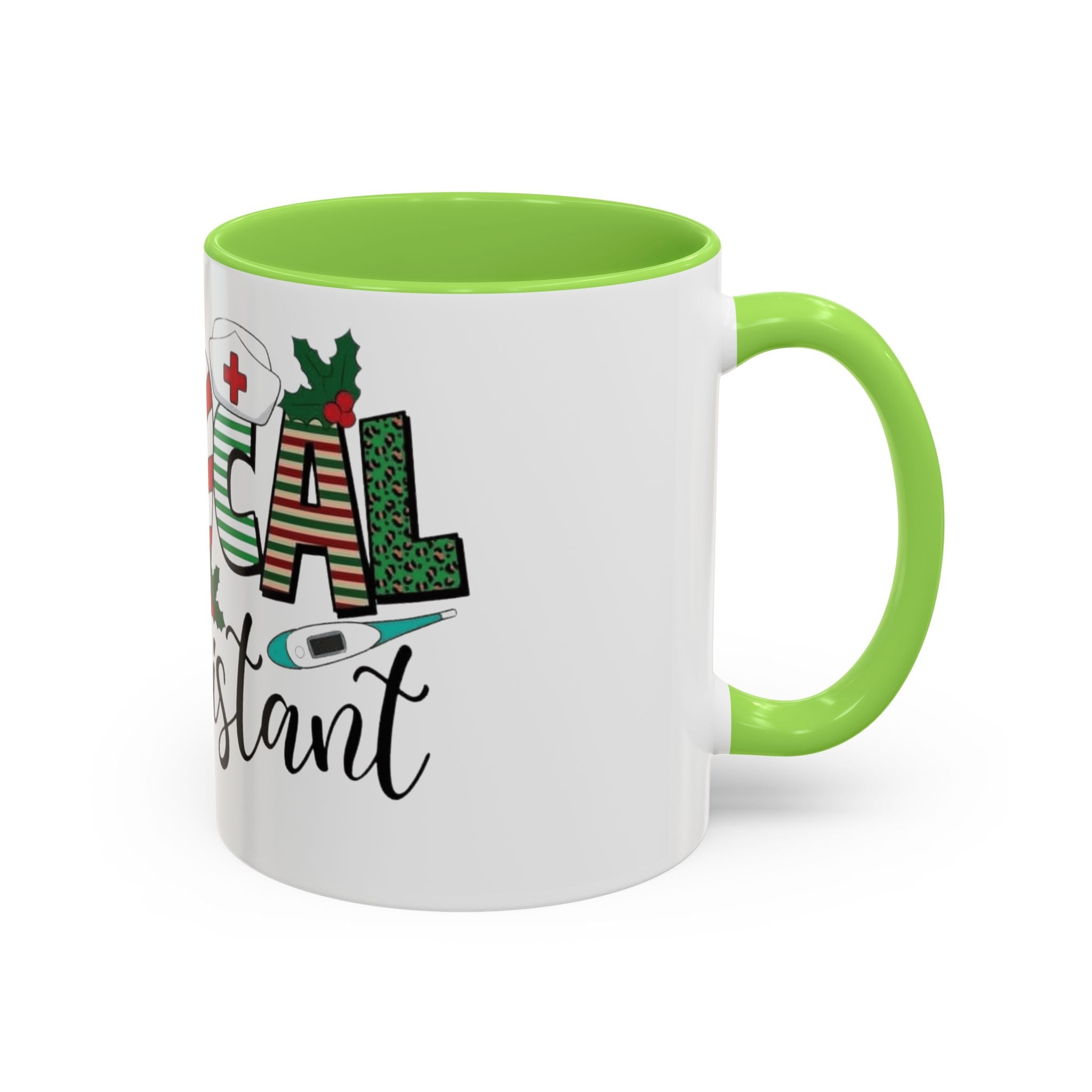 Medical Assistant Christmas Mug — Festive Colorful 11oz/15oz Coffee Cup Medical Christmas Mug