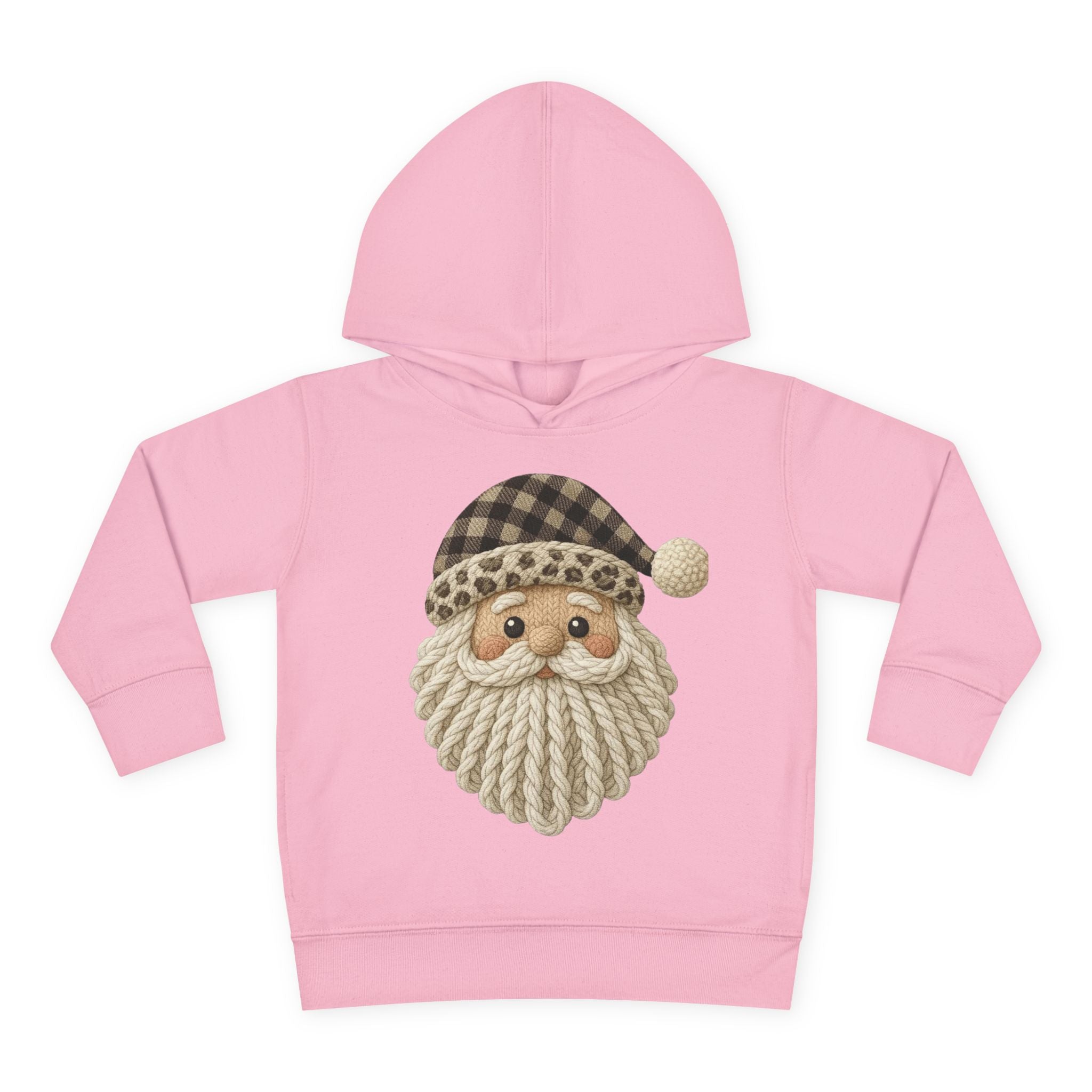 Toddler Hoodie  Cozy Plaid Santa Gnome Pullover