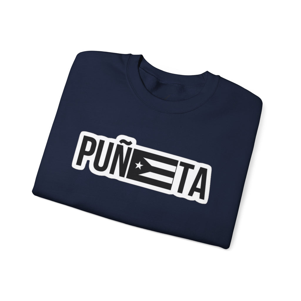 Puñeta Sweatshirt  Puerto Rican Flag Graphic Crewneck