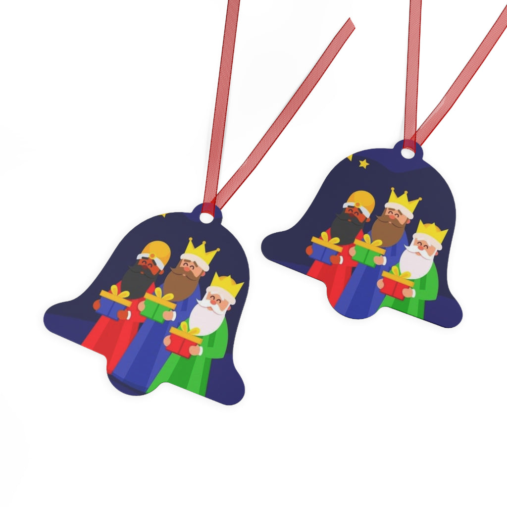 Christmas Metal Ornaments with Three Kings Design