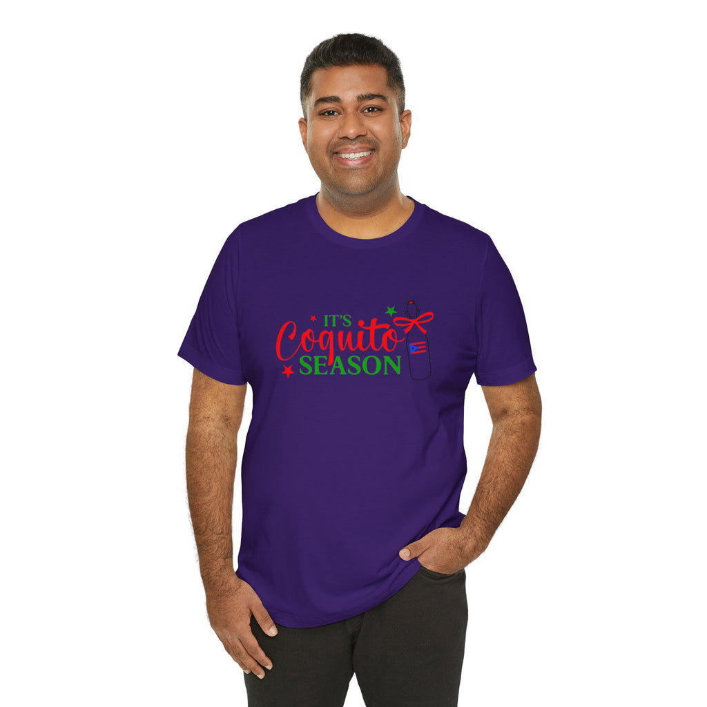 It's Coquito Season T-Shirt - Christmas Puerto Rican Holiday Cocktail Tee