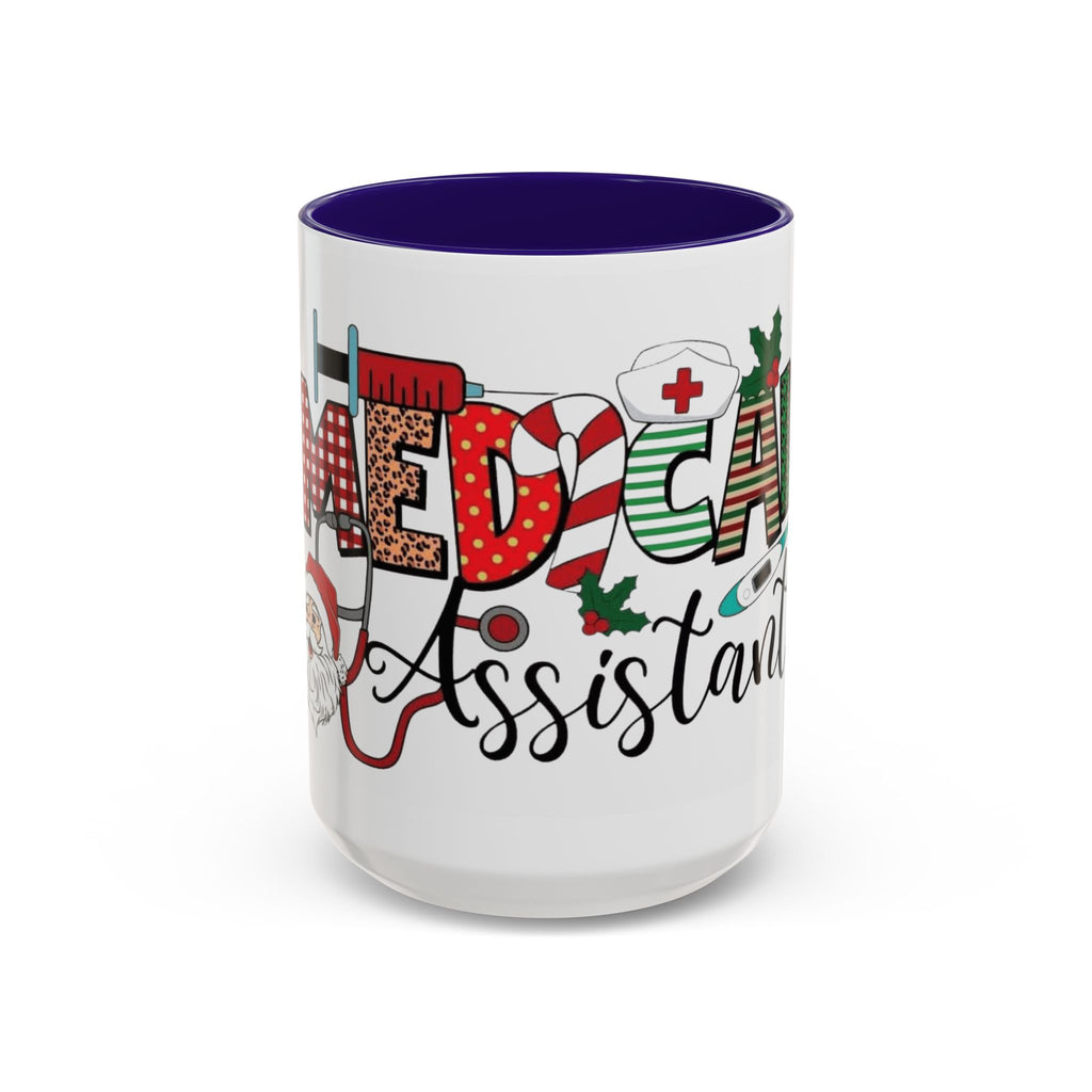 Medical Assistant Christmas Mug — Festive Colorful 11oz/15oz Coffee Cup Medical Christmas Mug