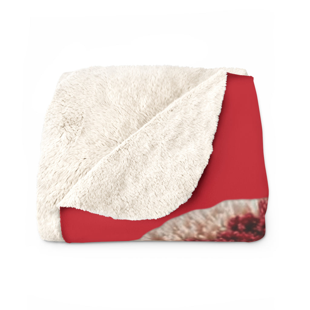 Magical Christmas Cartoon Blanket Holiday Sherpa Blanket  Festive Mickey Knit Plush Fleece