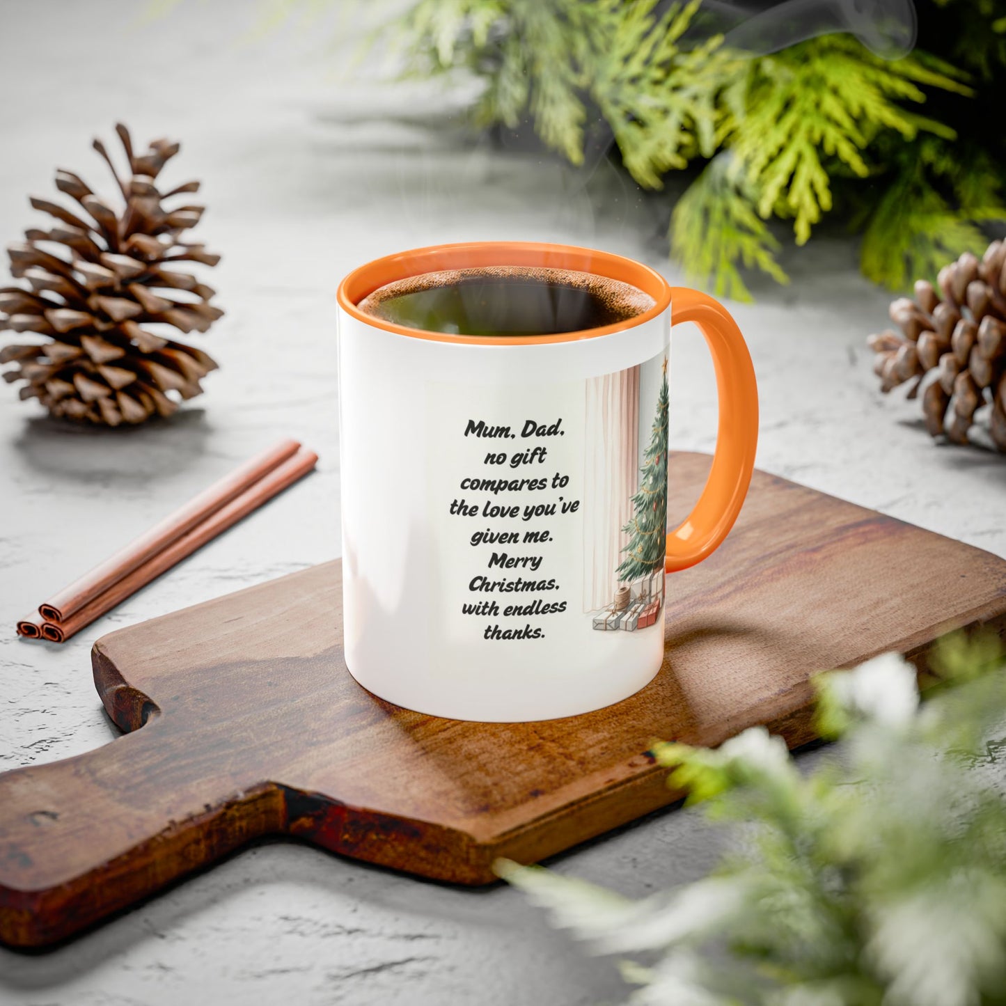 Christmas Mugs  Holiday Coffee Cups with Festive Quotes & Designs  Colorful 11oz & 15oz Coffee Cup with Heartfelt Message