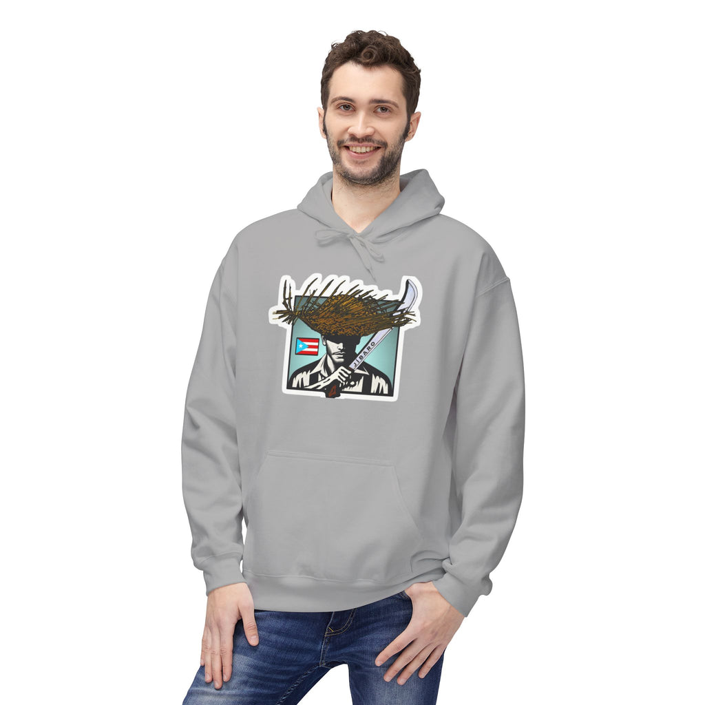 Gíbaro Hoodie  Puerto Rican Pride Pullover with Flag Machete Design