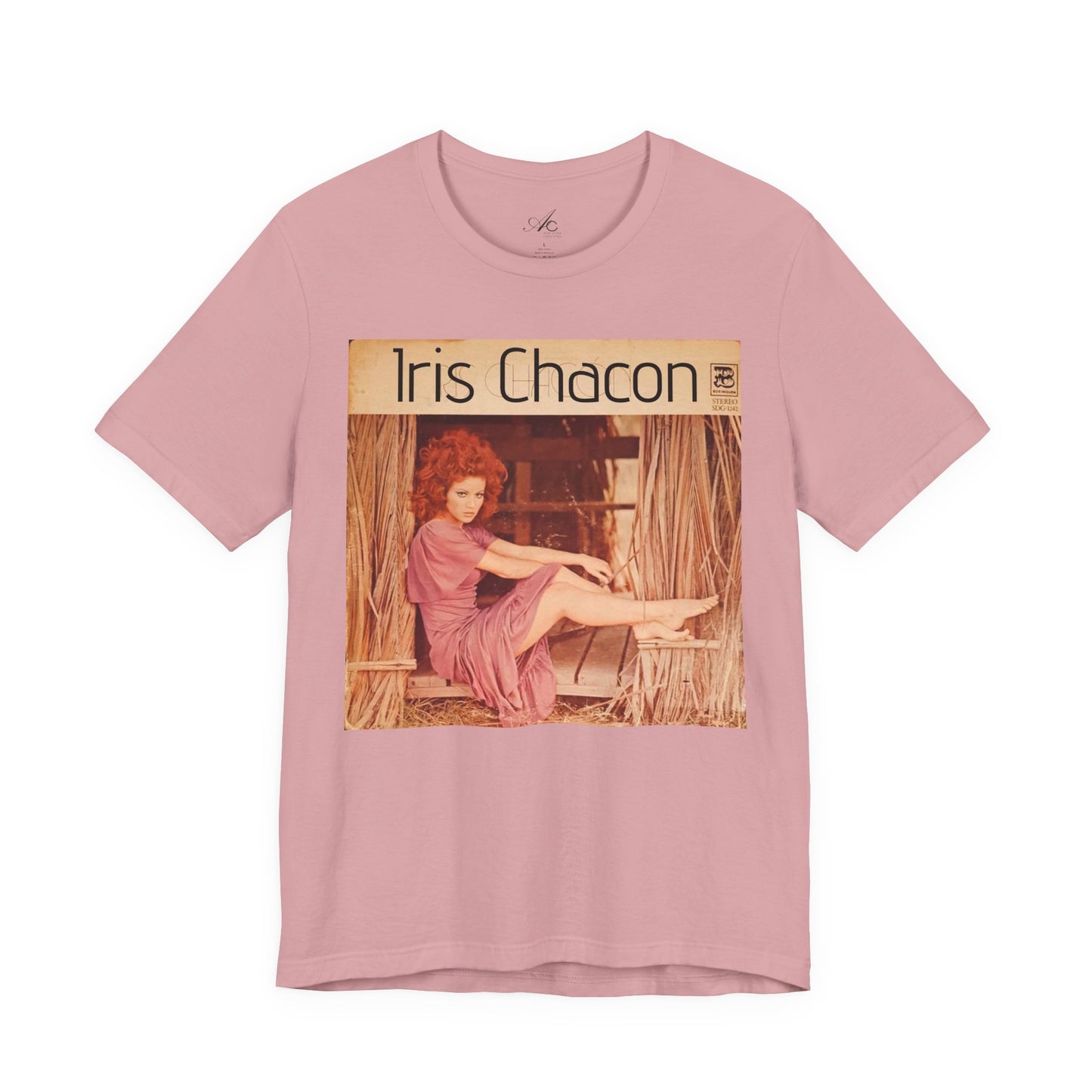Retro Iris Chacon Unisex Tee, Vintage Music Shirt, Bohemian T-Shirt, Gift for Her, 90s Style Top