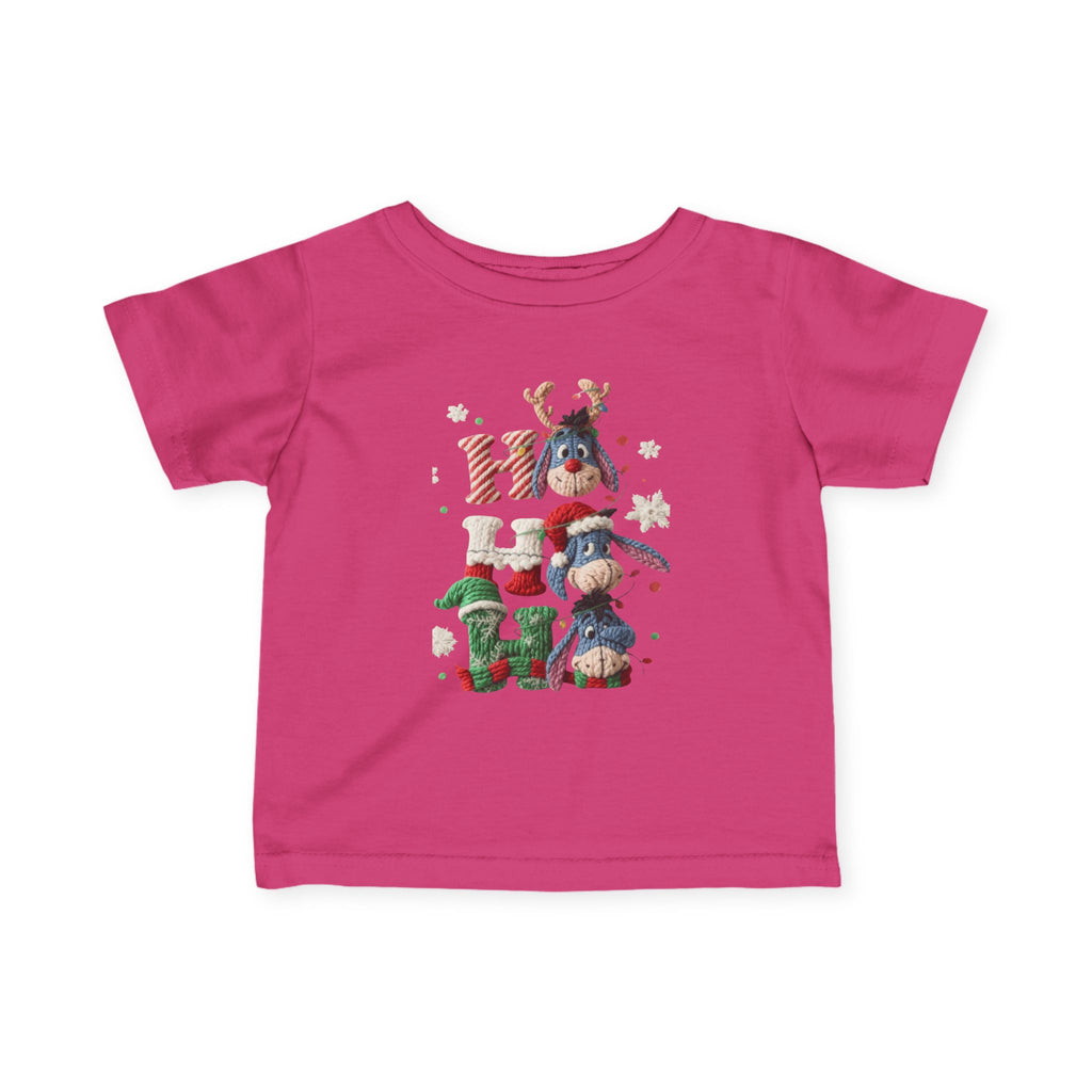 Infant Tee  Cute Holiday Penguins & Polar Bears Christmas Stack