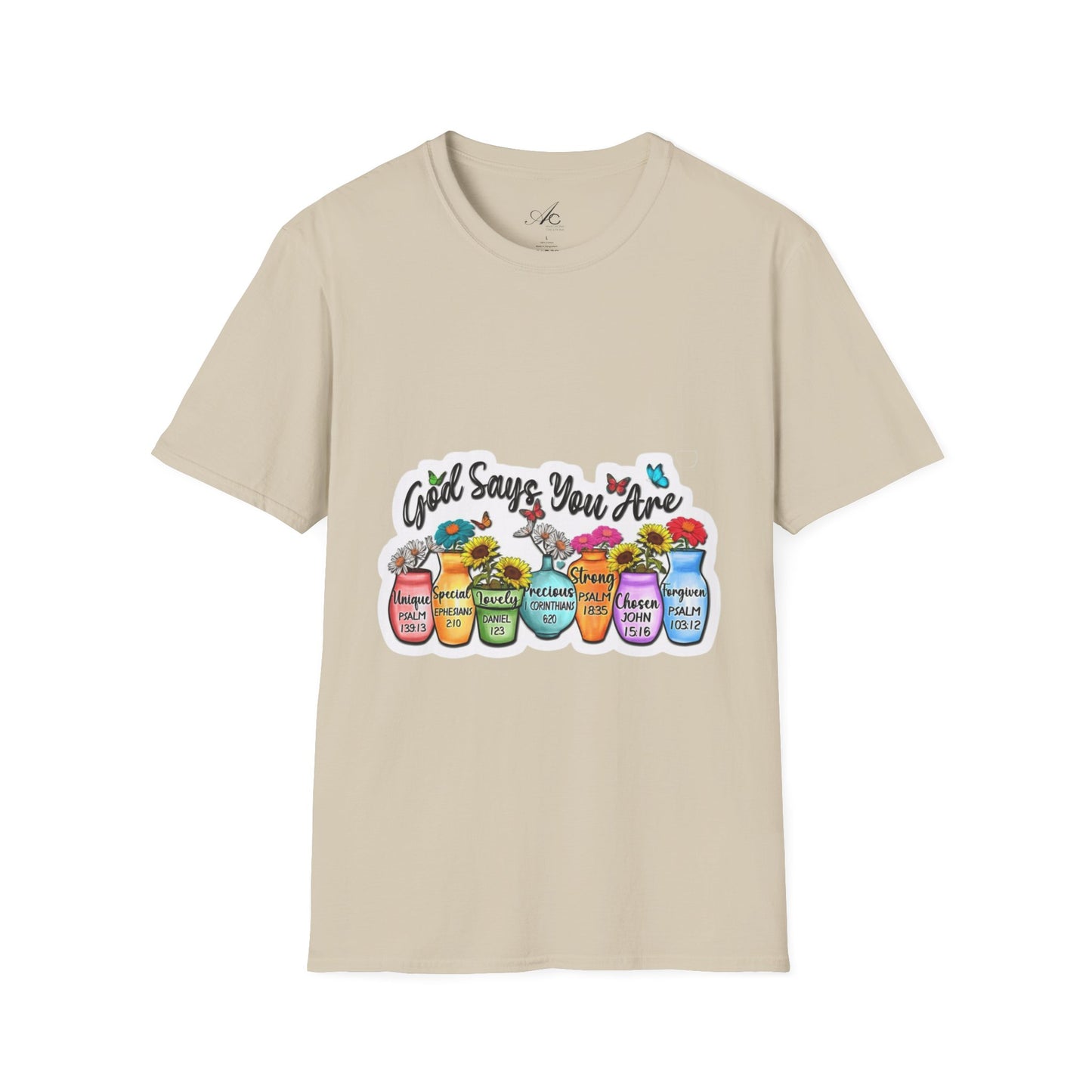 God Says You Are Loved Unisex T-Shirt, Inspirational Tee for Faith, Gifts for Friends, Casual Wear, Comfortable Clothing, [...]