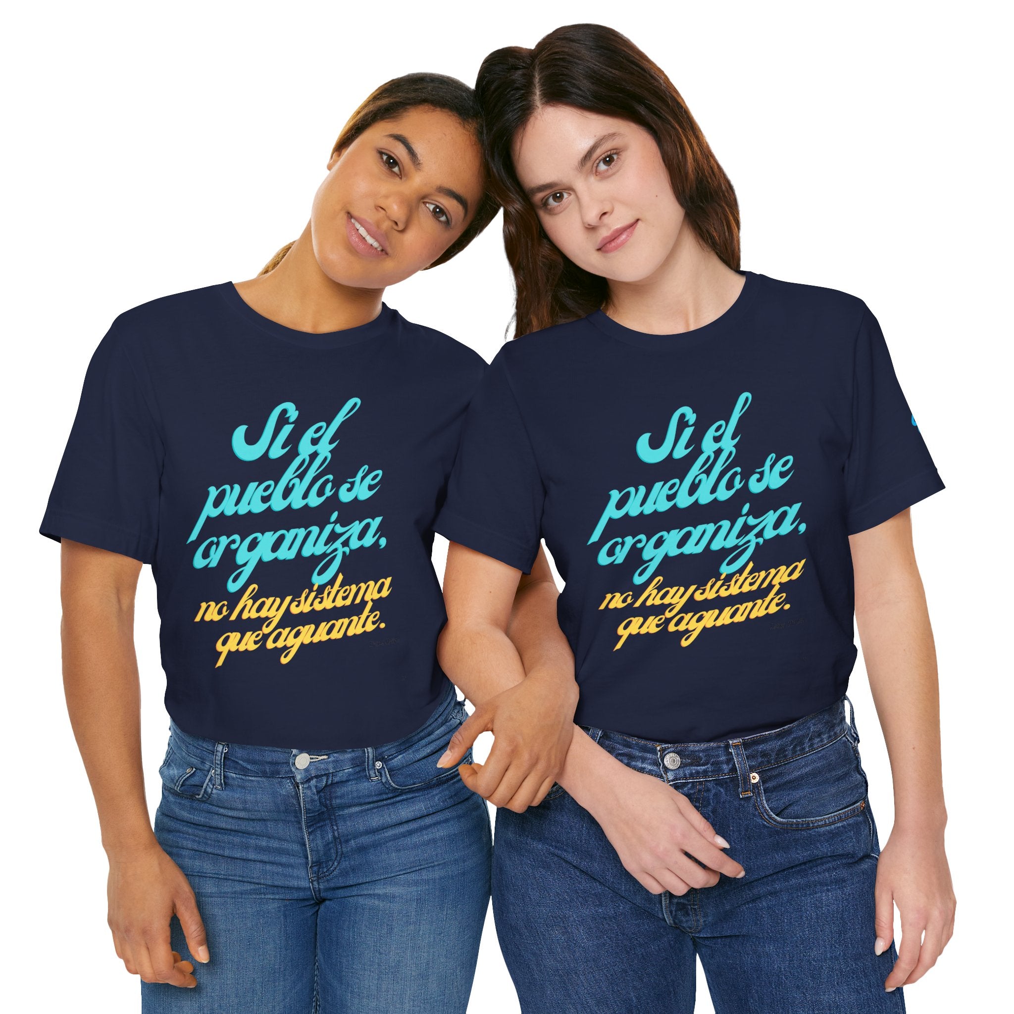 Spanish Script Tee  “Si el pueblo se organiza” Graphic T-Shirt