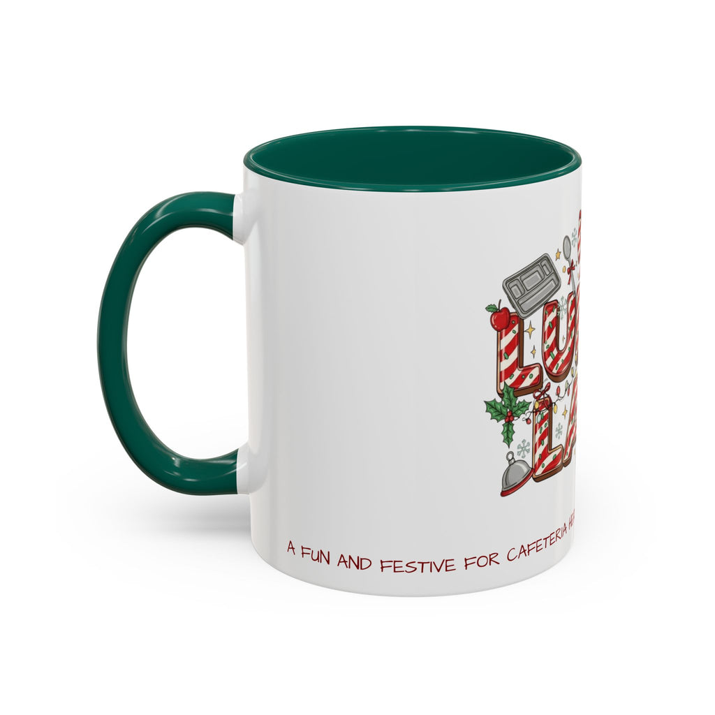 Lunch Lady Mug "Cafeteria Hero Who Feeds the Whole School With Love" | 11oz/15oz Gift  School Staff Christmas Mug Collection