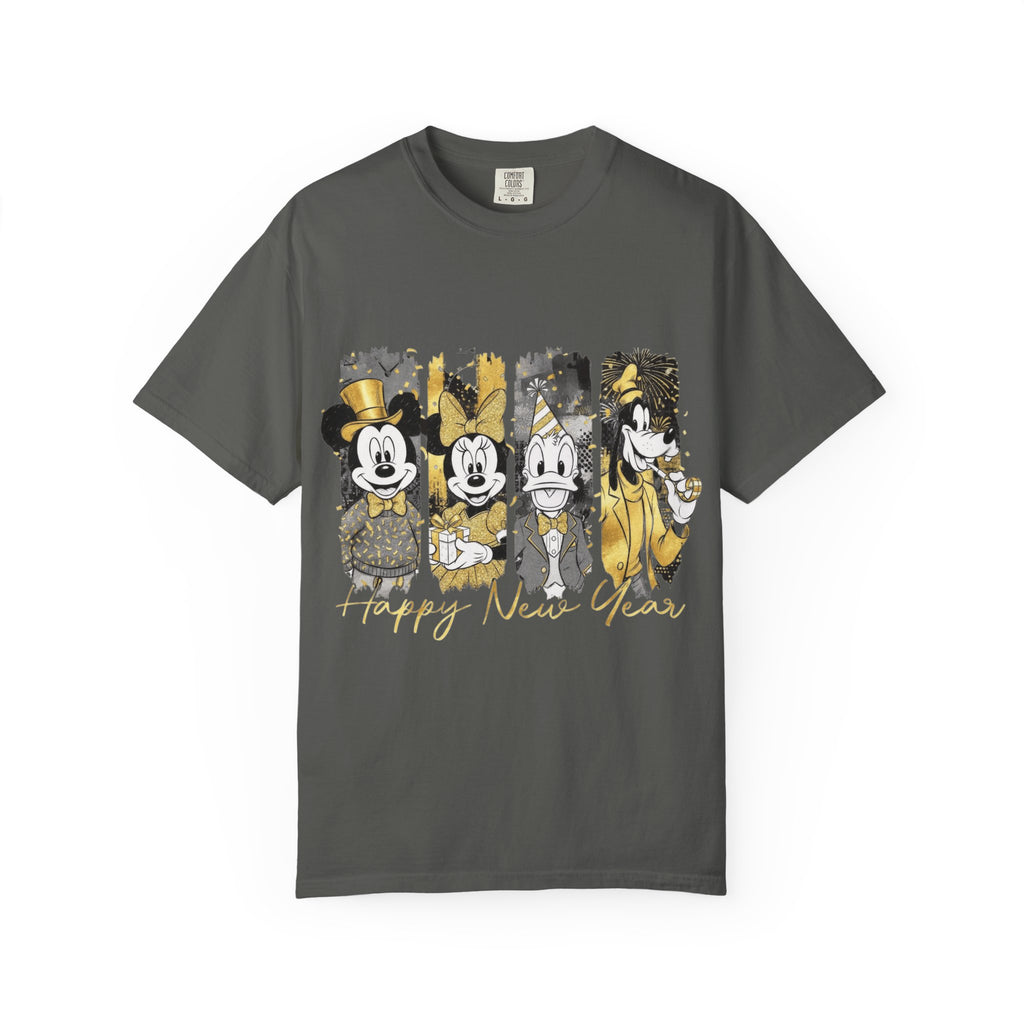 New Year Mickey & Friends T-Shirt  'Happy New Year' Graphic Tee