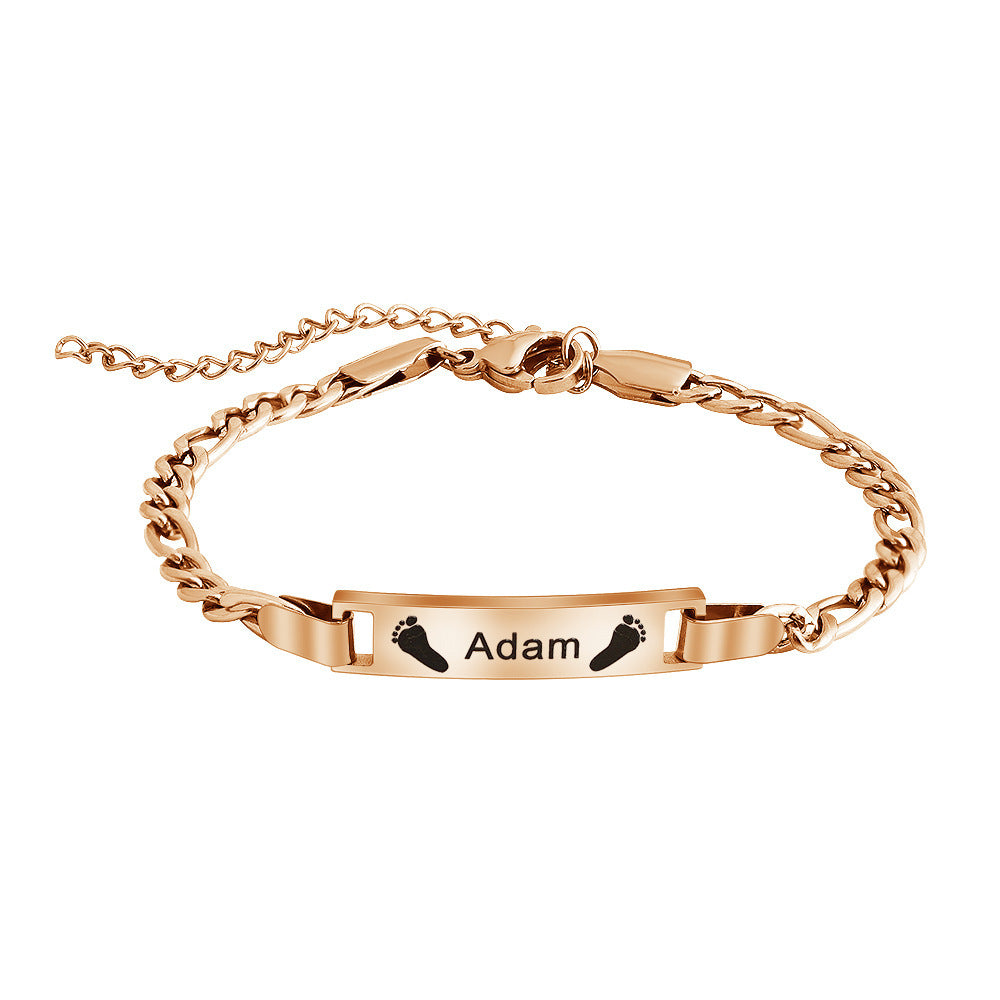 Custom Stitching Chain, Unique & Stylish Gift DIY Personalized Custom Children's Bracelet Ins Wind Stitching Chain