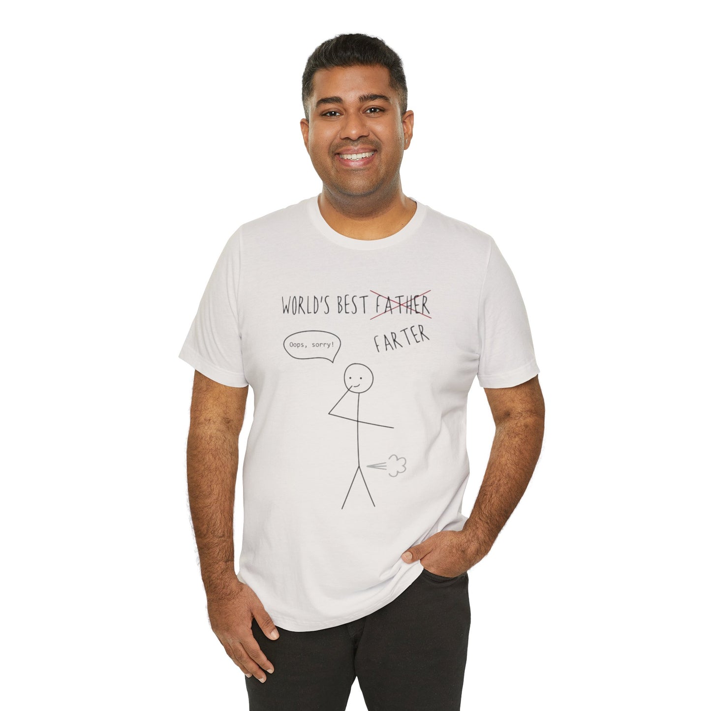 Funny Unisex T-Shirt for Dad, World's Best Farter Tee, Best Dad Ever Shirt, Gift for Father's Day, Dad Humor Apparel