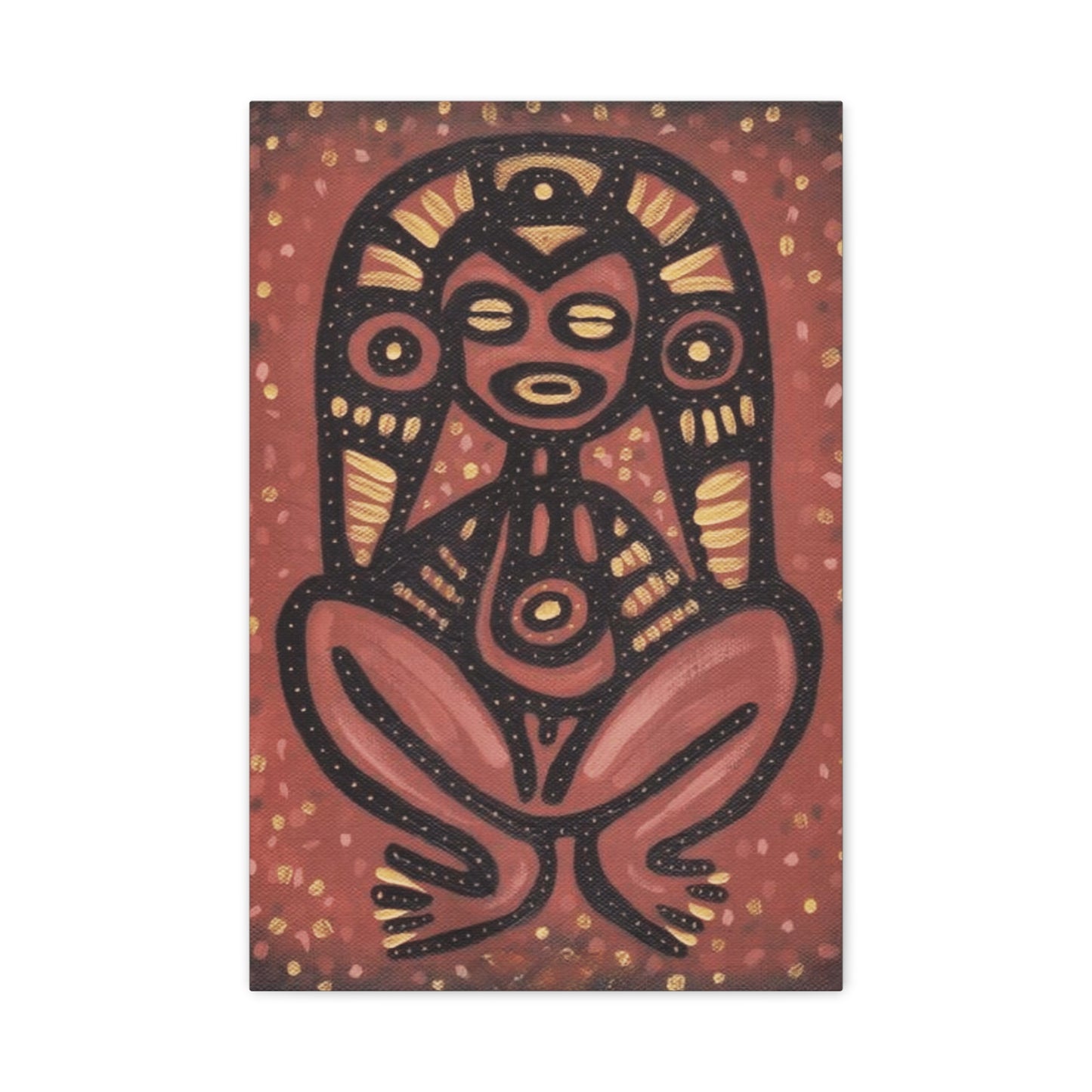 PUERTO RICO Culture Indians Inspired Print, Modern Tribal Artwork