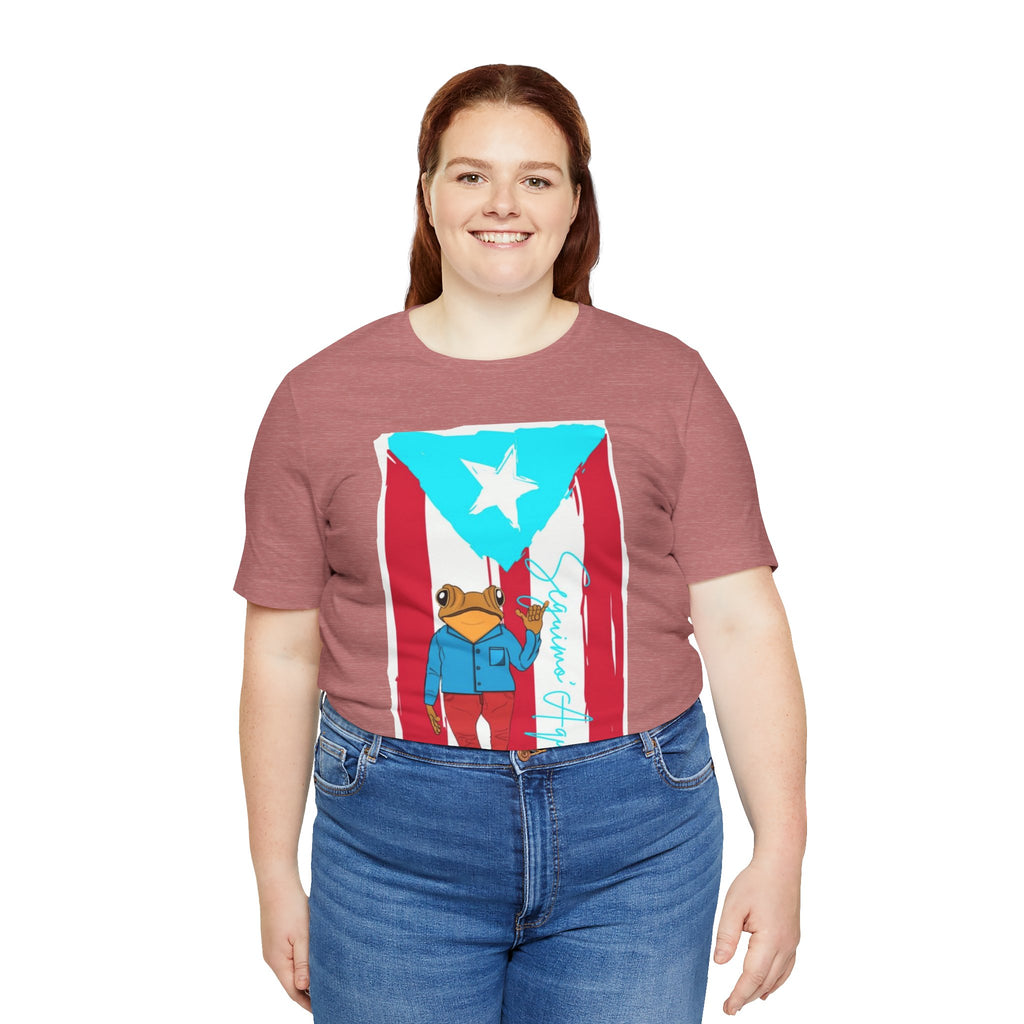 Puerto Rican Coqui Flag T‑Shirt  Boricua Pride Tee