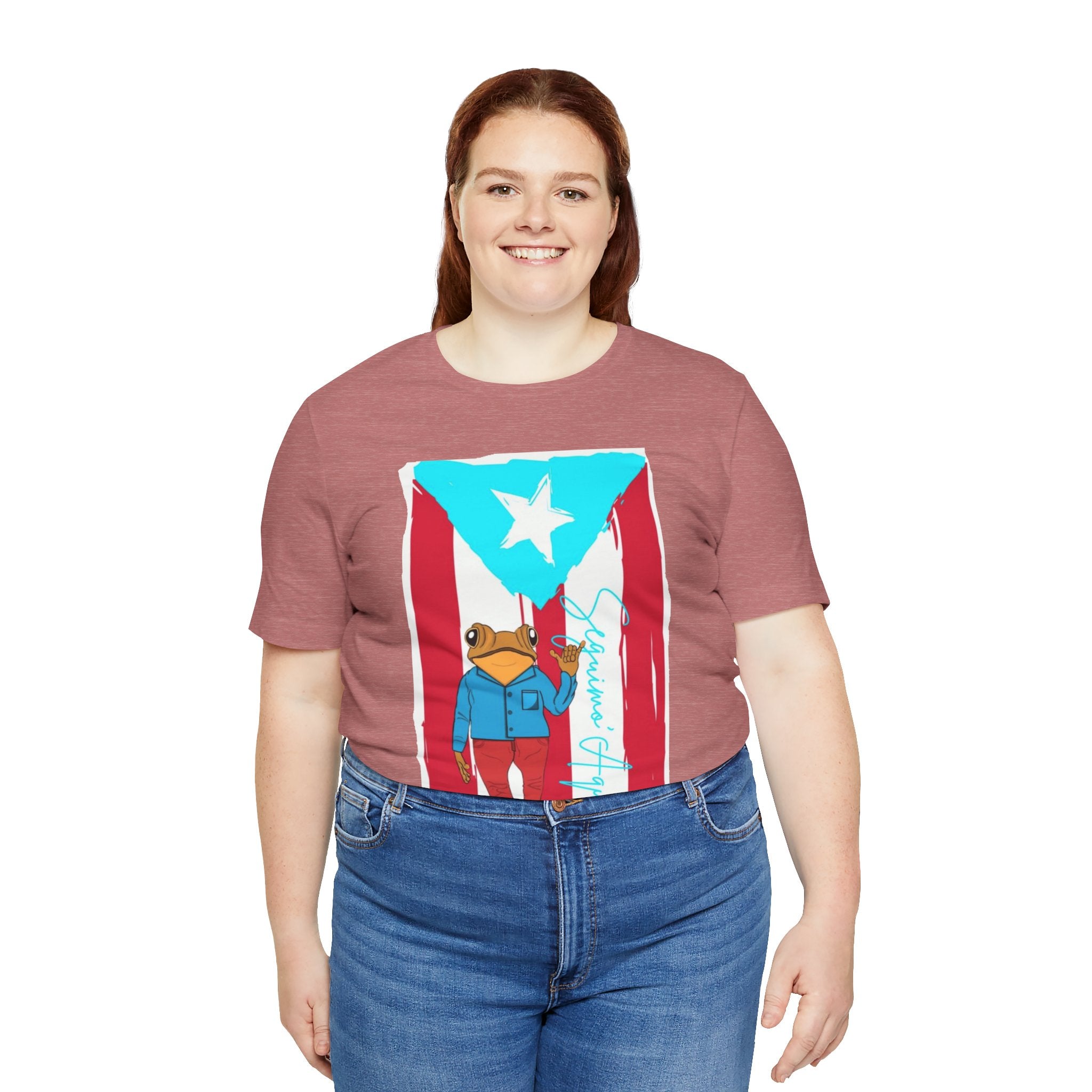 Puerto Rican Coqui Flag T‑Shirt  Boricua Pride Tee