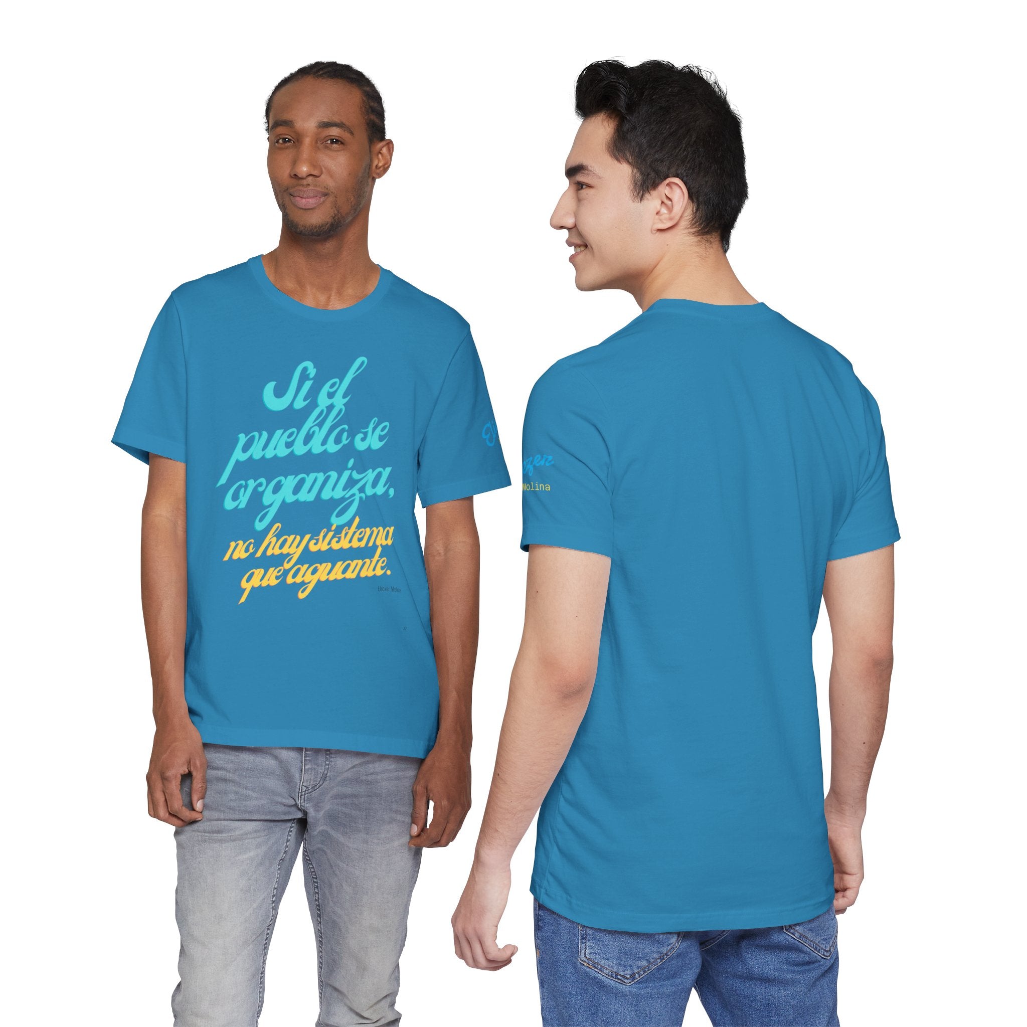 Spanish Script Tee  “Si el pueblo se organiza” Graphic T-Shirt
