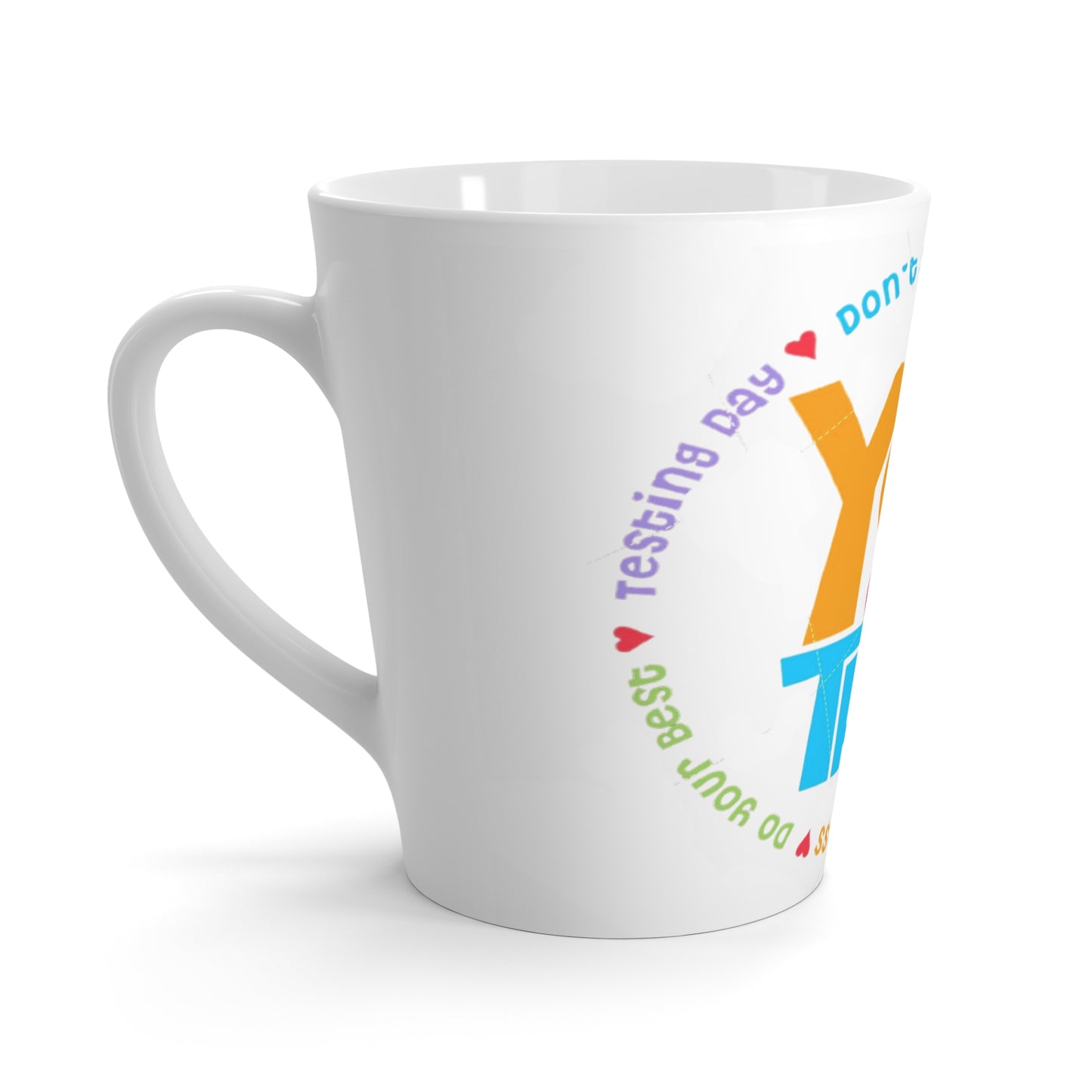 Start your day with meaning. Motivational Latte Mug -