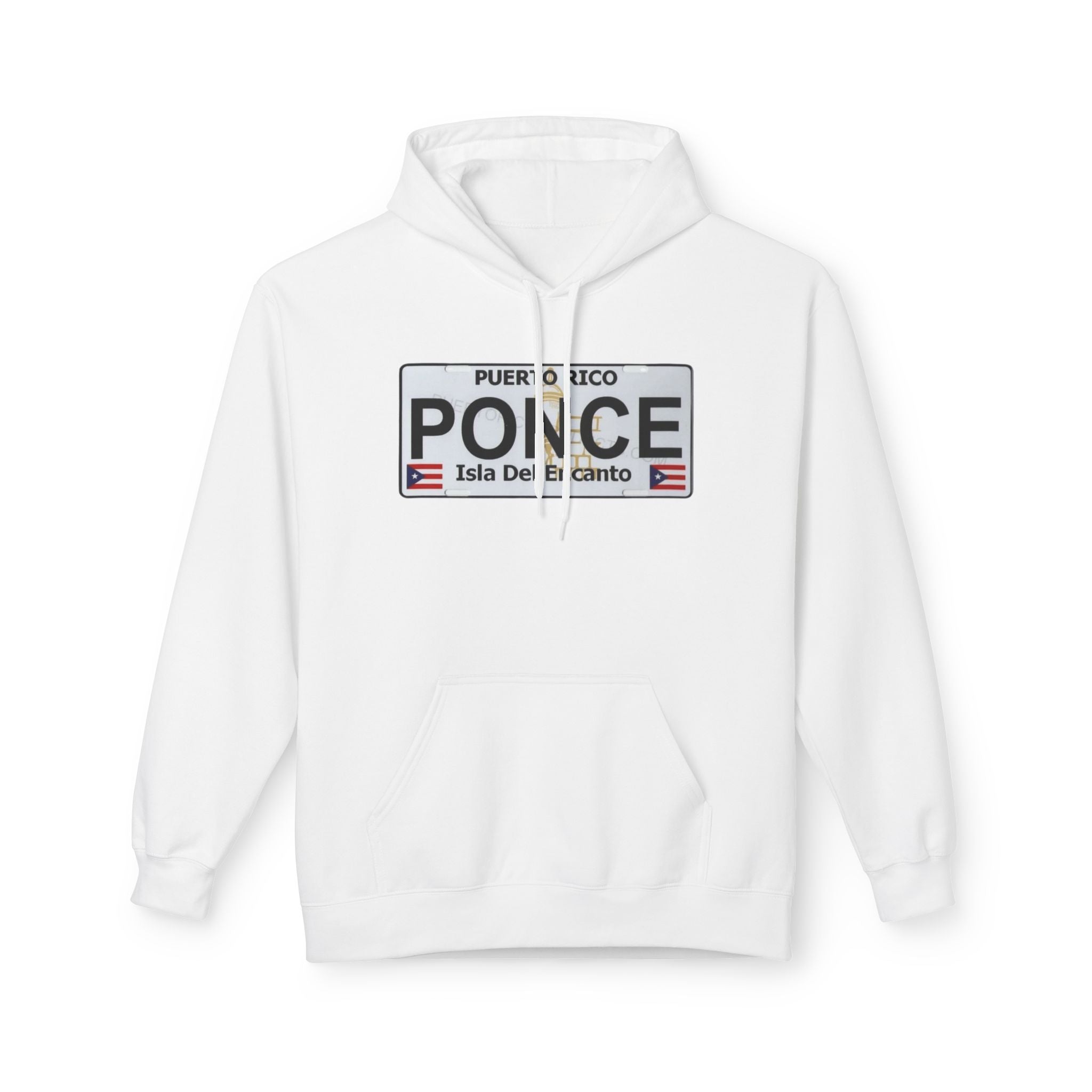 Ponce Puerto Rico License Plate Hoodie Isla Del Encanto Pullover