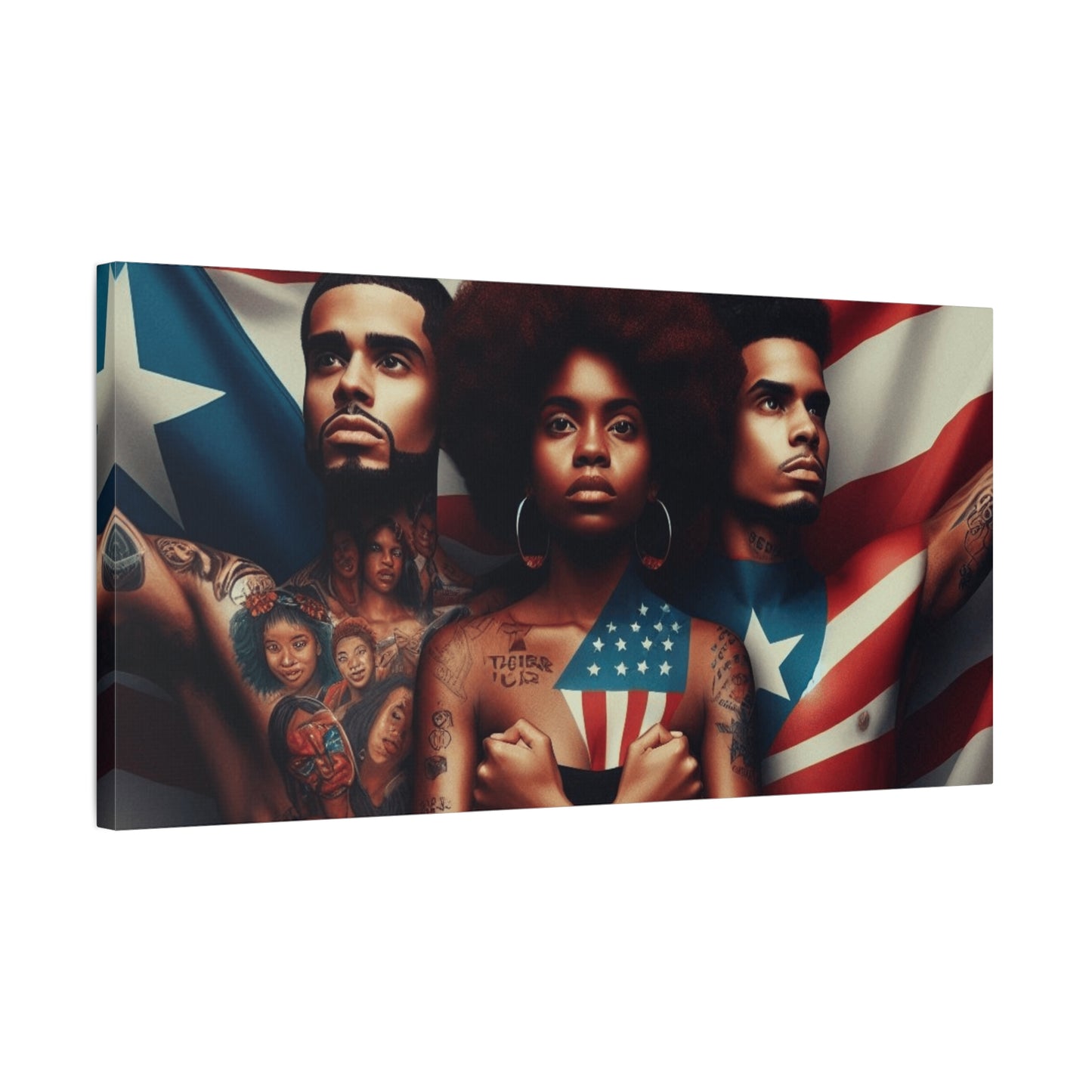 Rooted in Culture, Radiating Power Puerto Rican Wall Art, Unique Gift, Empowering Decor