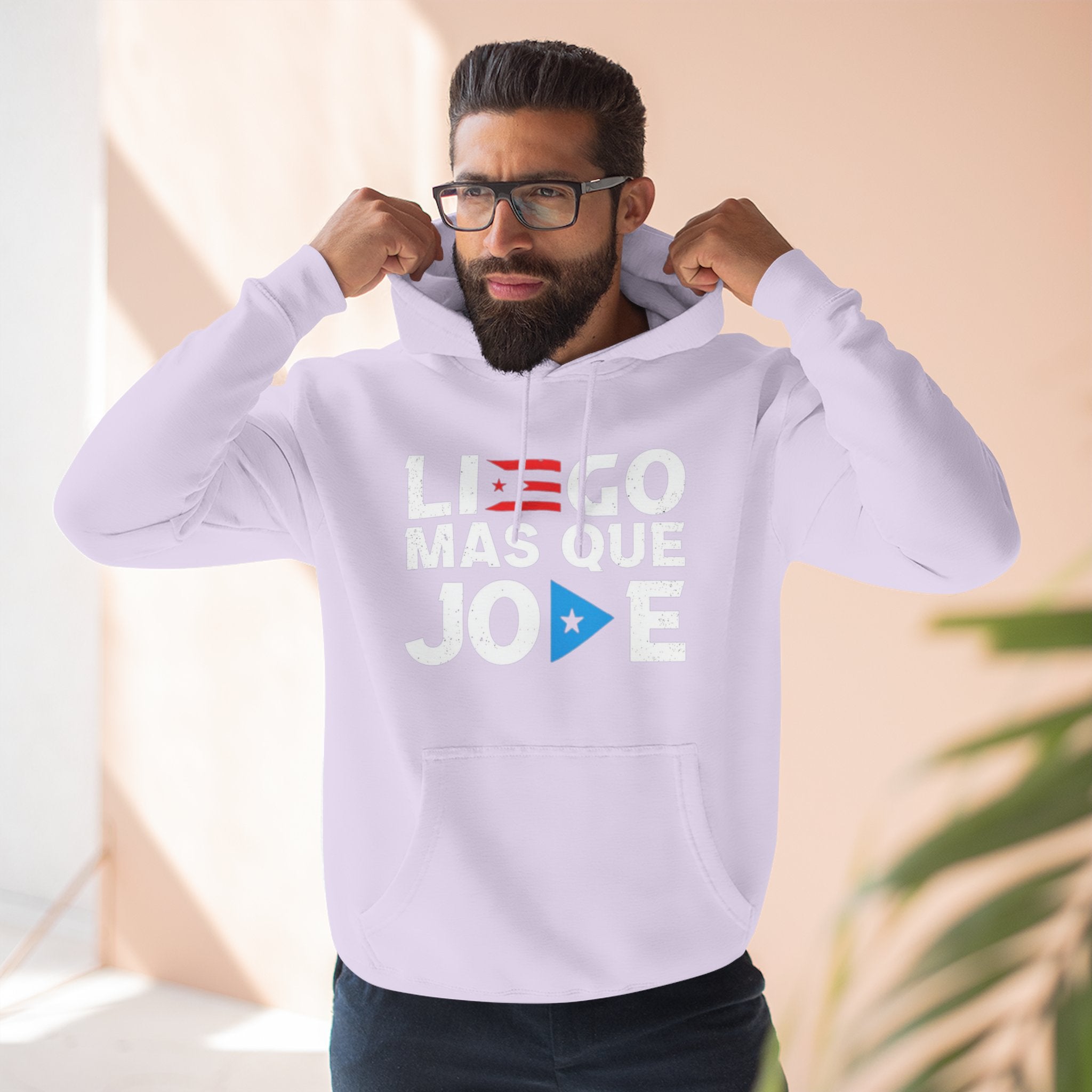 Puerto Rican culture & traditions Navidades Boricuas Collection fleece hoodie