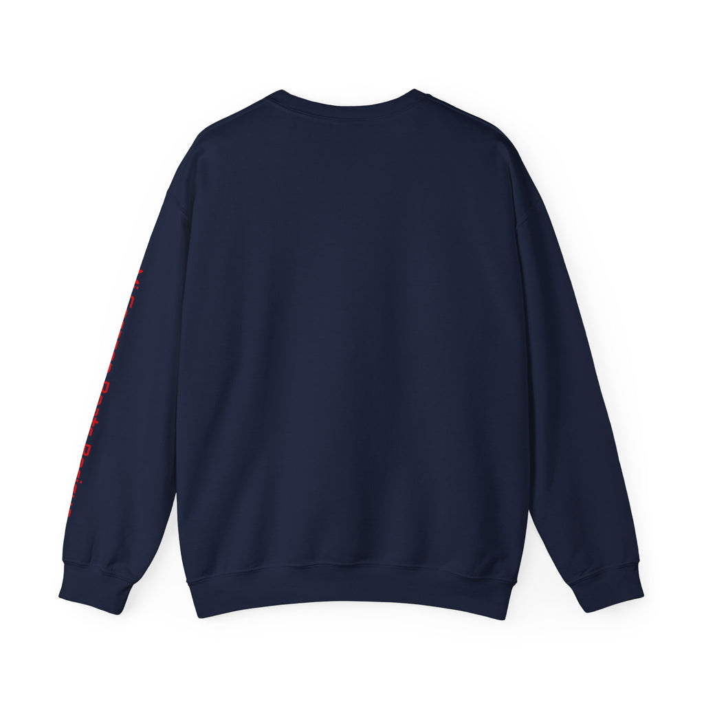 Puerto Rico Heart Crewneck Sweatshirt  Puerto Rican Flag Heart Knit Design