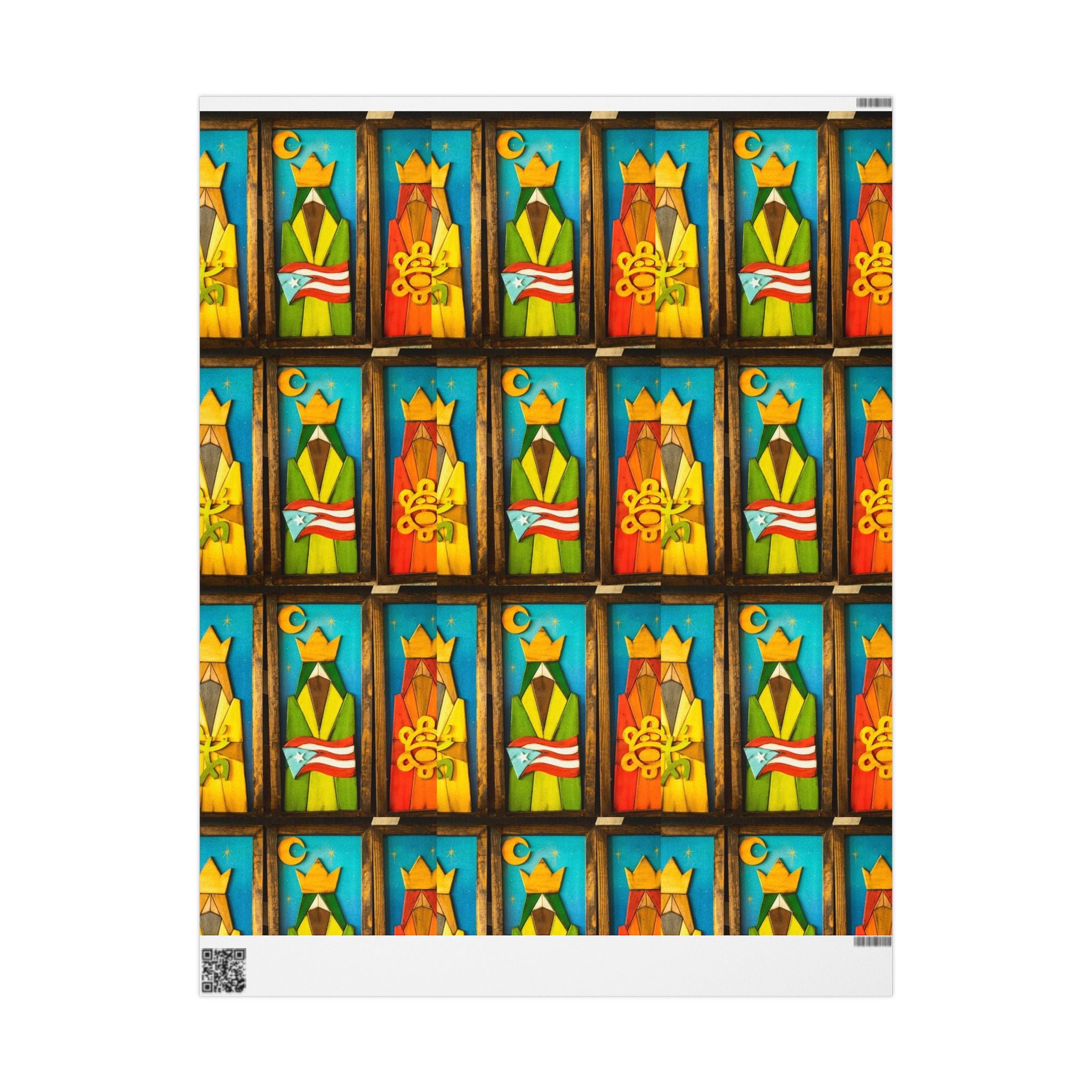 Navidad en Puerto Rico Wrapping Paper – Festive Boricua Holiday Gift Wrap 🇵🇷🎄