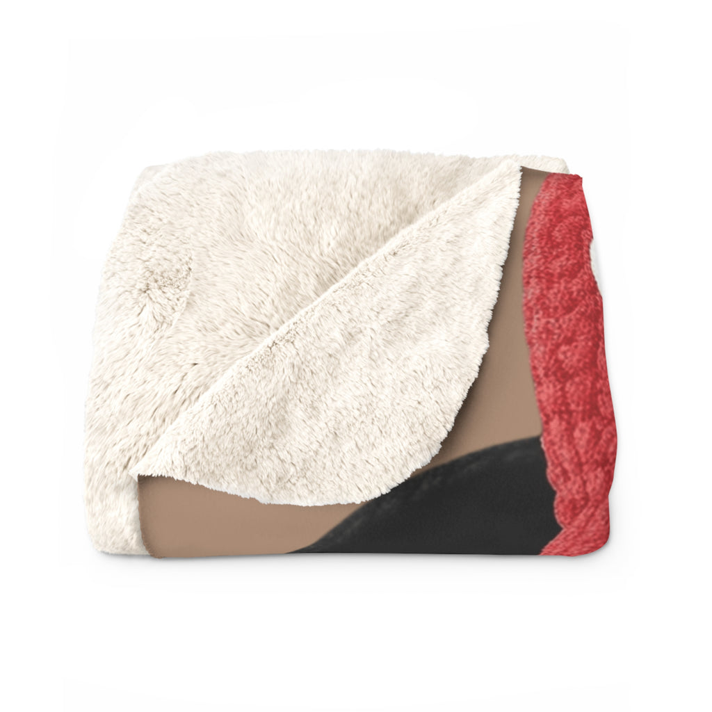 Magical Christmas Cartoon Blanket Minnie Mouse Holiday Sherpa Blanket  Cozy Knit Scarf Design