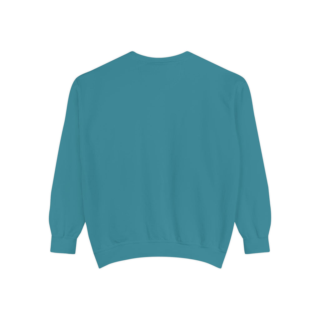 Friends-Inspired Unisex Garment-Dyed Sweatshirt, Cozy Casual Wear, Unique Graphic Sweatshirt, Perfect Gift, Everyday Style