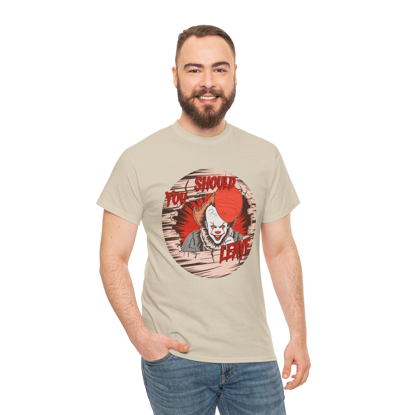 Horror Graphic Tee, Halloween Costume Shirt, Unisex Creepy Cotton Tee, Funny Horror T-Shirt, Retro Scary Outfit
