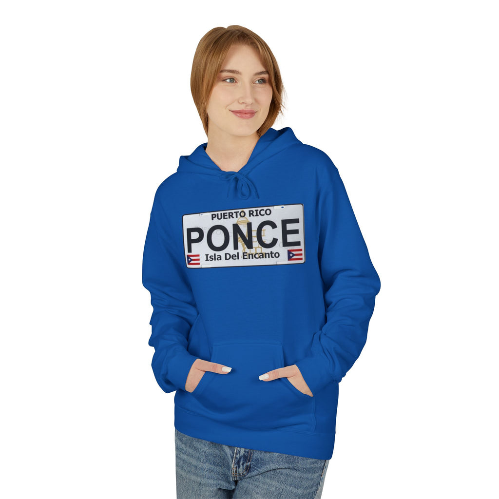 Ponce Puerto Rico License Plate Hoodie Isla Del Encanto Pullover