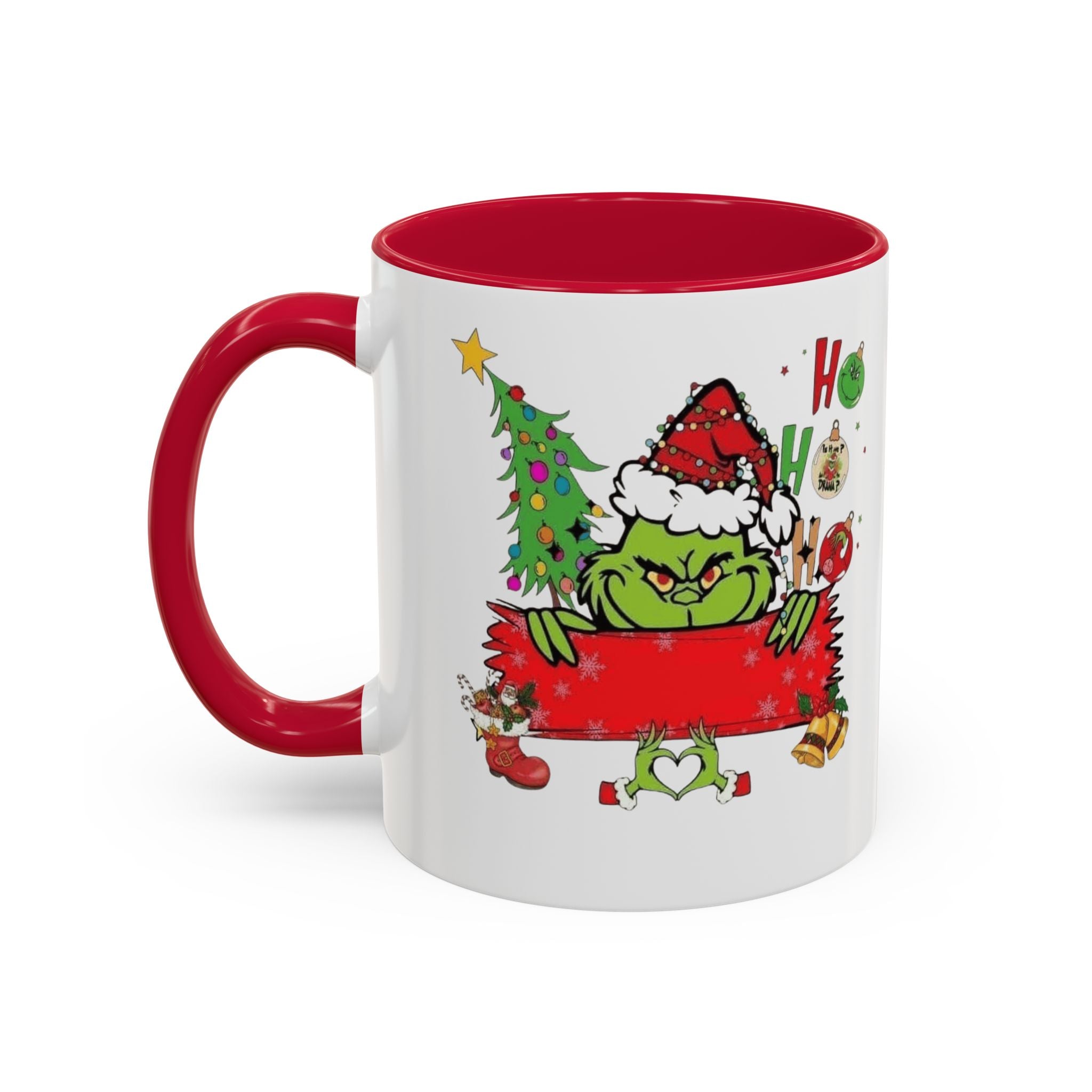 Christmas Grinch Mug (11oz & 15oz)  Funny Holiday Coffee Cup with Grinch Illustration Christmas Mugs Collection!