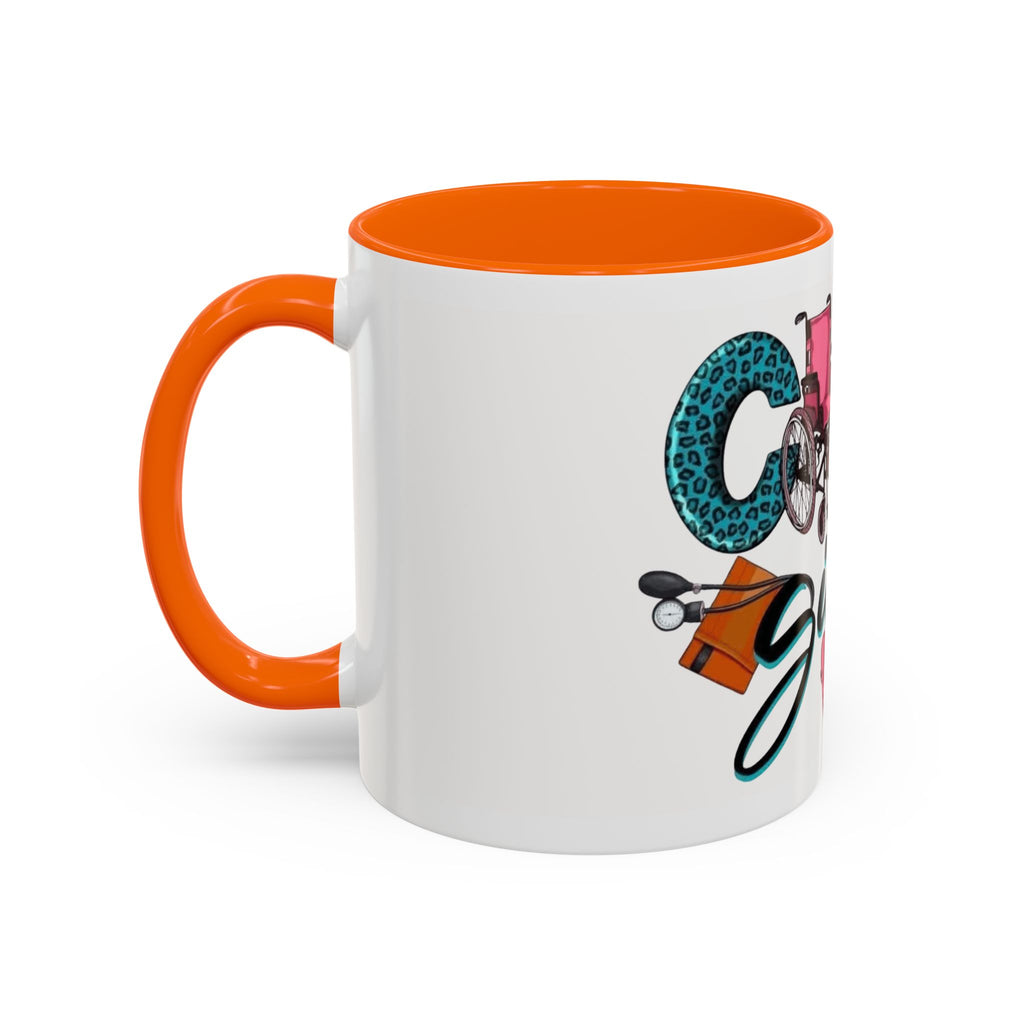 Nurse Given Accent Coffee Mug — Caregiver & Medical Equipment Design Christmas mug for all healthcare heroes